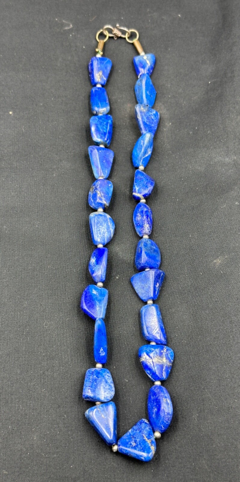 Antique Ancient near eastern natural lapis lazuli stone beads necklace Antique Ancient near eastern natural lapis lazuli stone beads necklace