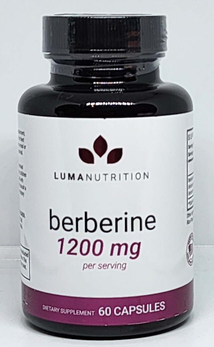 LUMA NUTRITION Berberine HCI 1200 mg per Serving 60 Capsules New Exp. 10/2026 LUMA NUTRITION Berberine HCI 1200 mg per Serving 60 Capsules New Exp. 10/2026