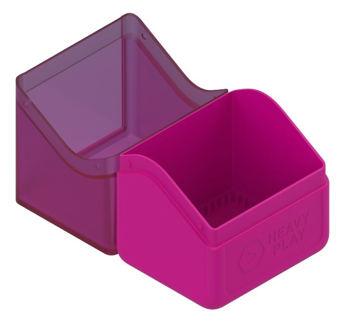 Heavy Play LLC RFG Deckbox 80 DS: Sorcerer Pink