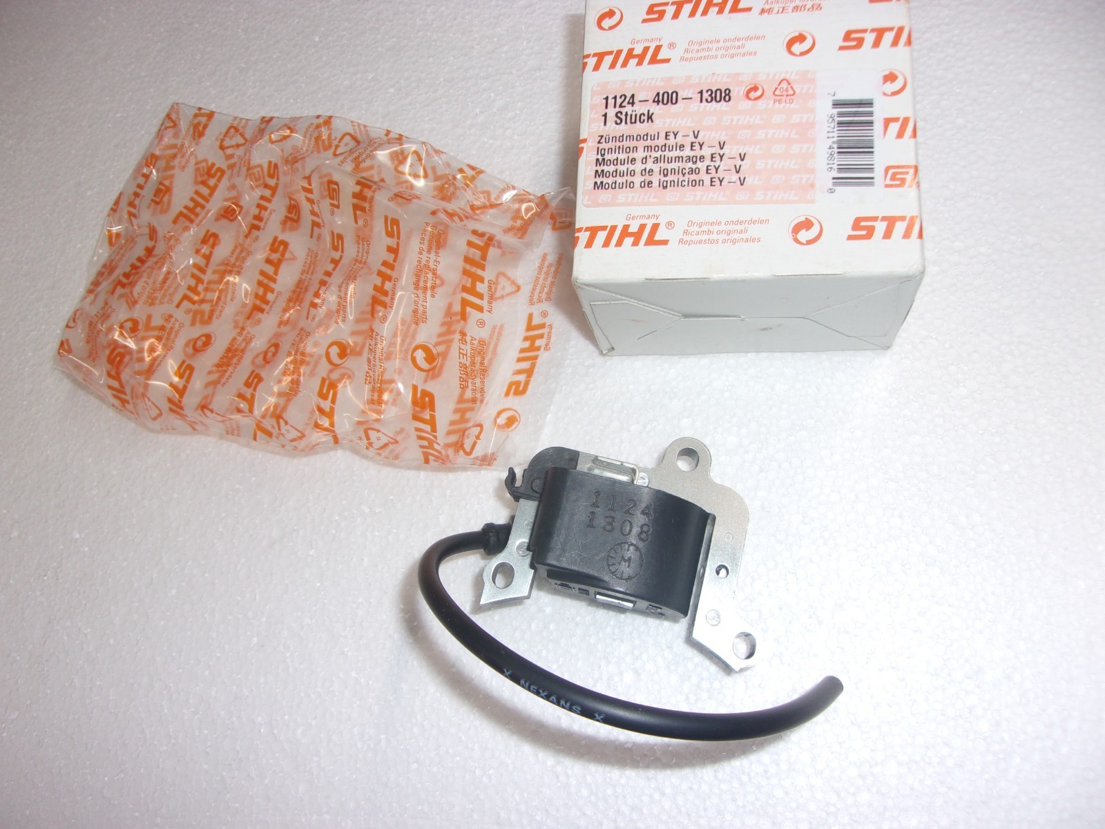 Stihl 084 Ignition Coil Module EY-V  Genuine OEM 1124-400-1308 Rare #GM-A5A2