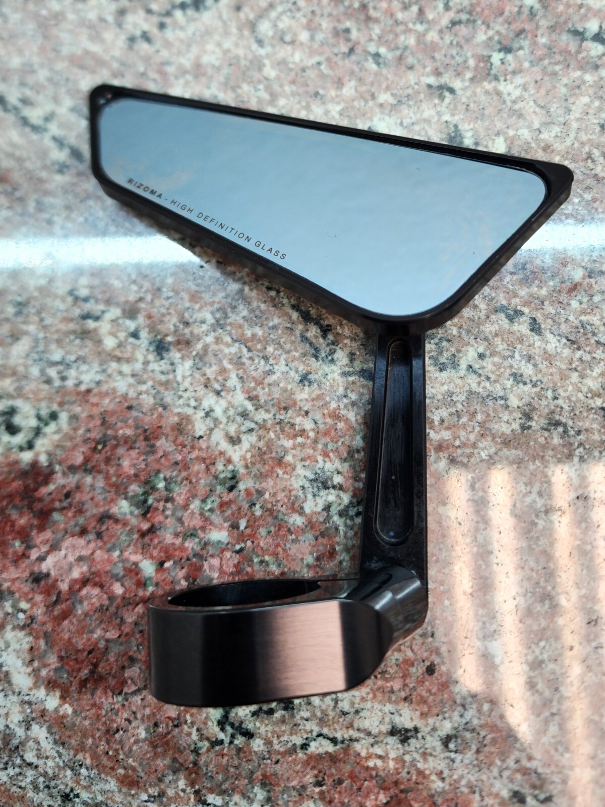 2019-2025 Kawasaki ZX-6R RIZOMA Left Rearview Mirror Circuit Cut-Edge Black