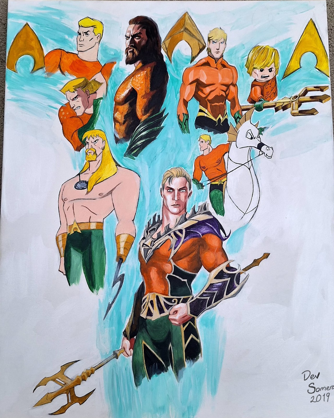 Tribute To DC Comics Hero Aquaman