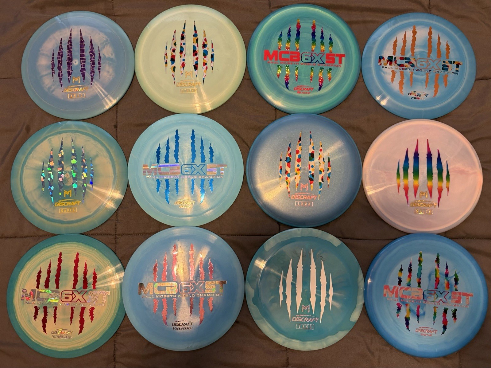 Discraft Paul McBeth 6X Full Set