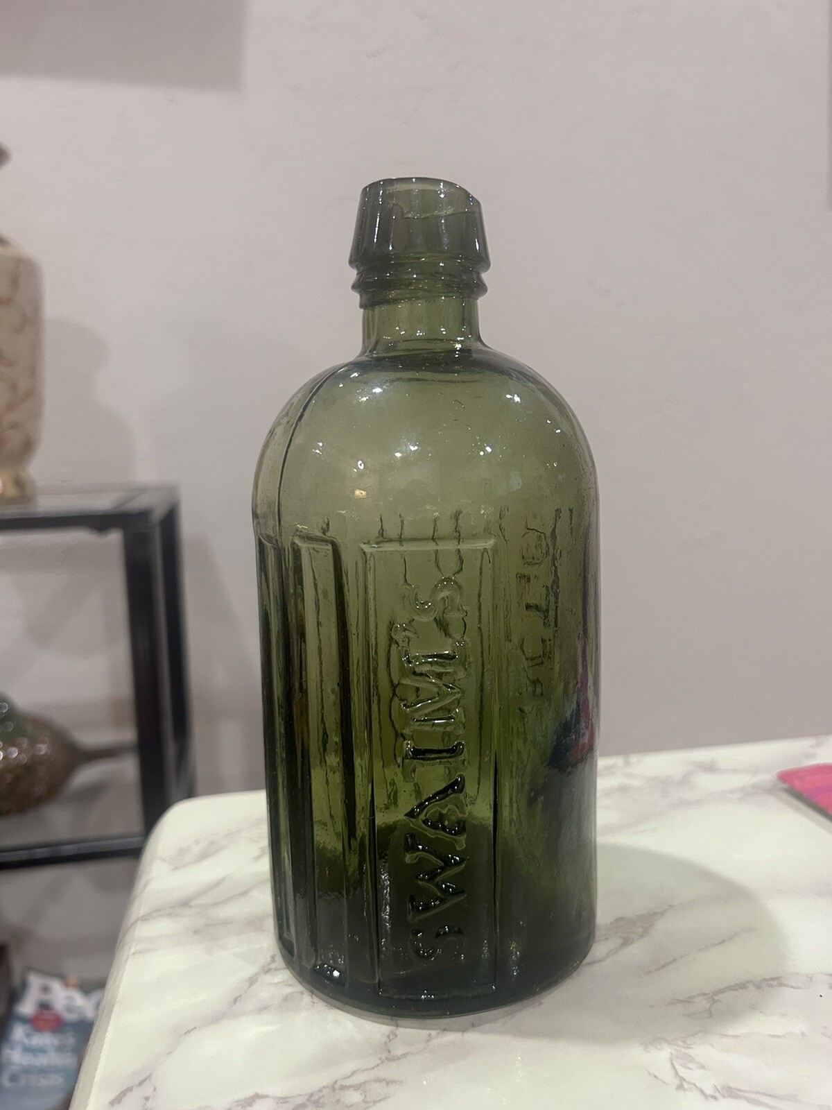 Antique 1850’s-1860”s SWAIM'S / PANACEA / PHILADA Cylindrical Medicine Bottle