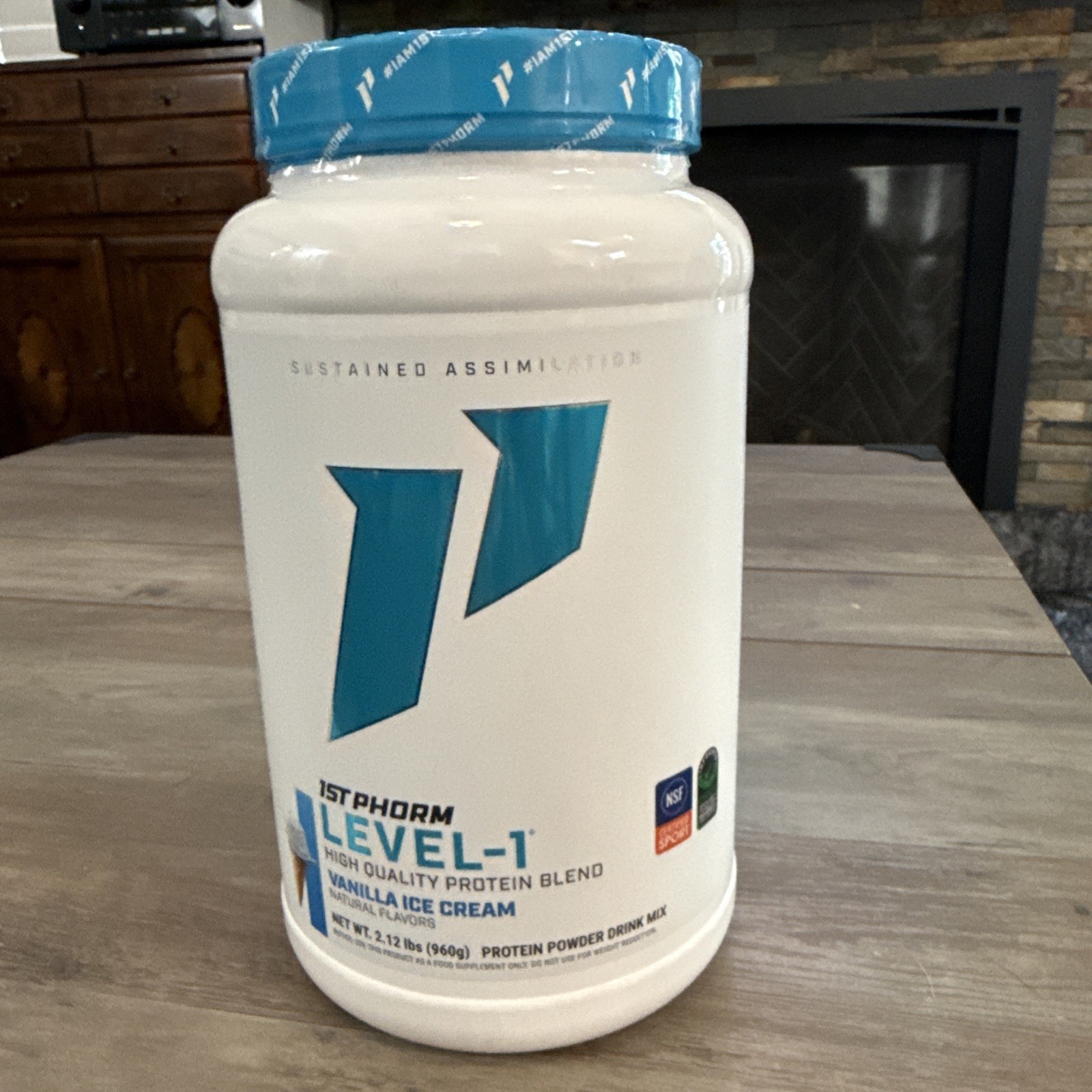 NEW 1st Phorm Level 1 Protein Powder Vanilla Ice Cream  2.12 Lb EXP 6/2028