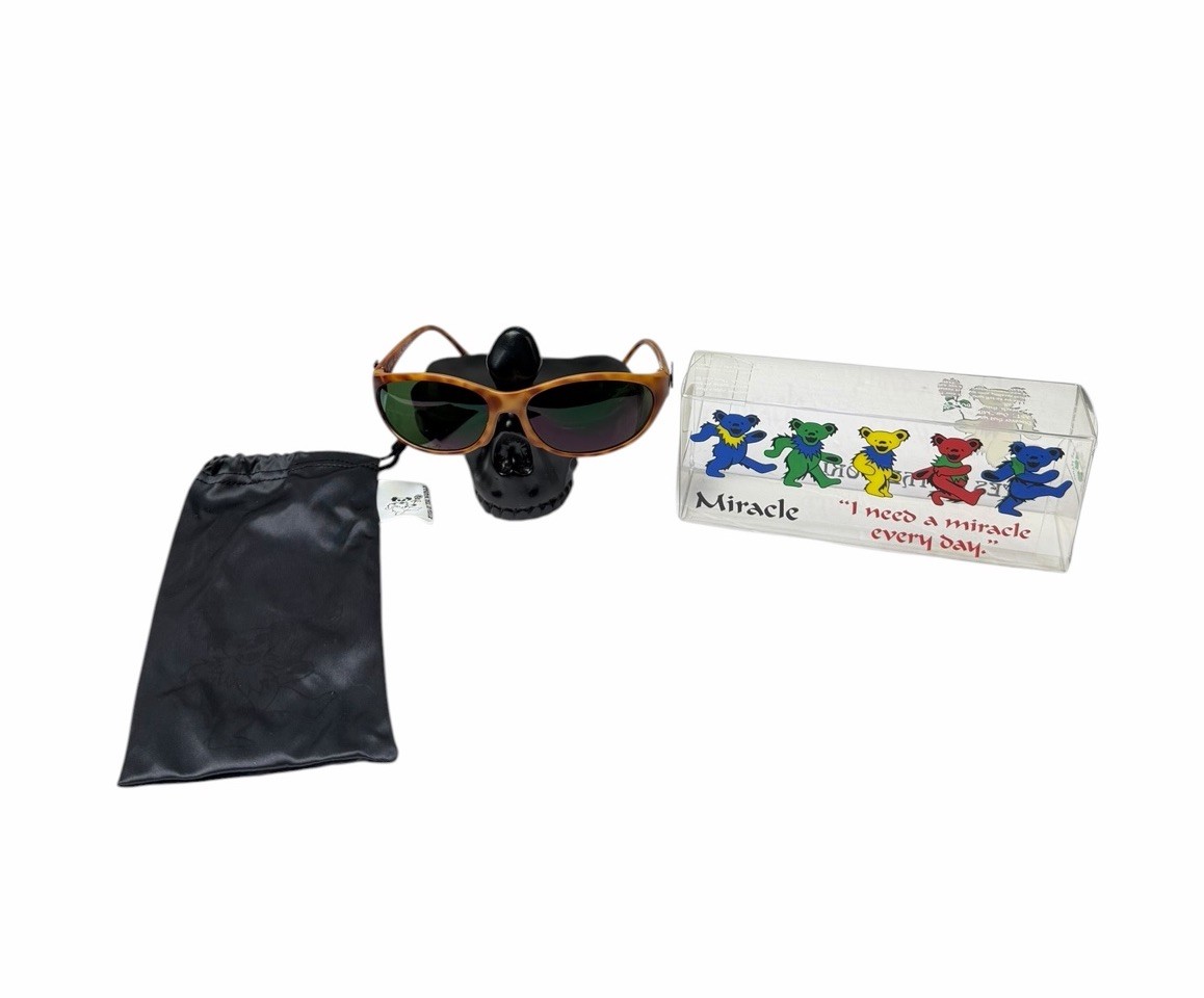 Vintage 90’s NOS Grateful Dead Miracle Blonde Eyes Of The World Sunglasses NEW