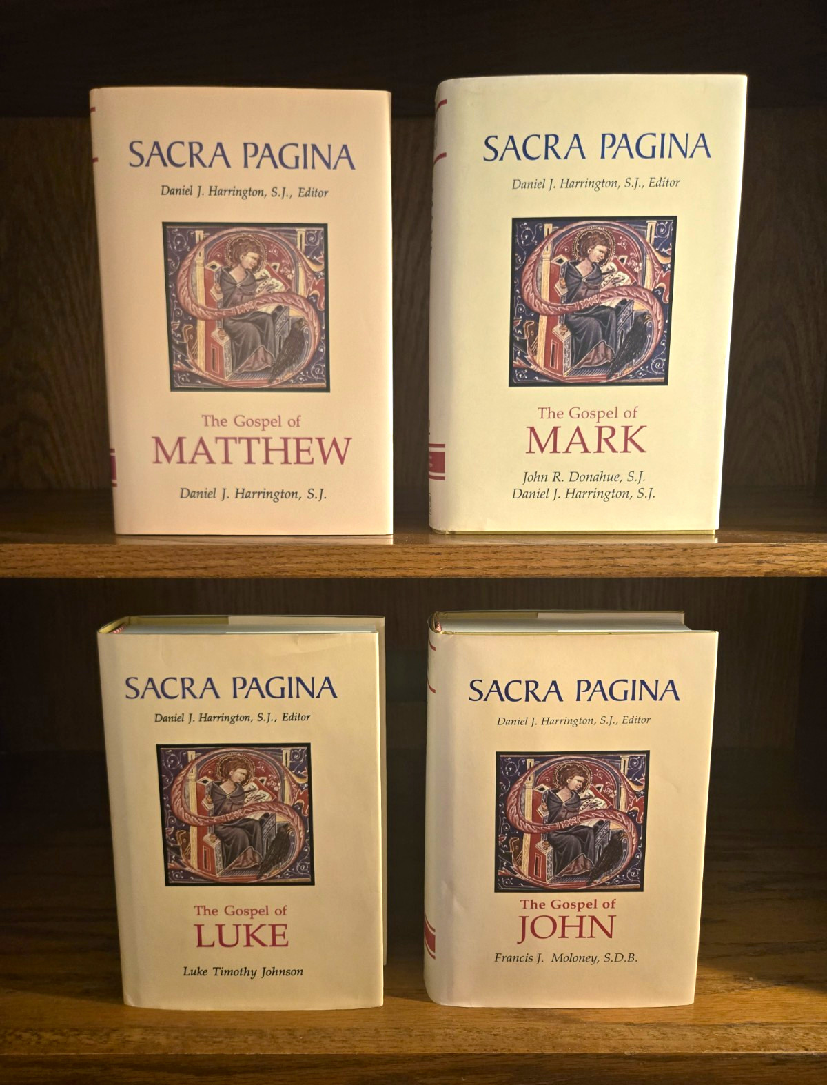 Sacra Pagina: Matthew Mark Luke John Set HC DJ 1st Edition Sacra Pagina: Matthew Mark Luke John Set HC DJ 1st Edition