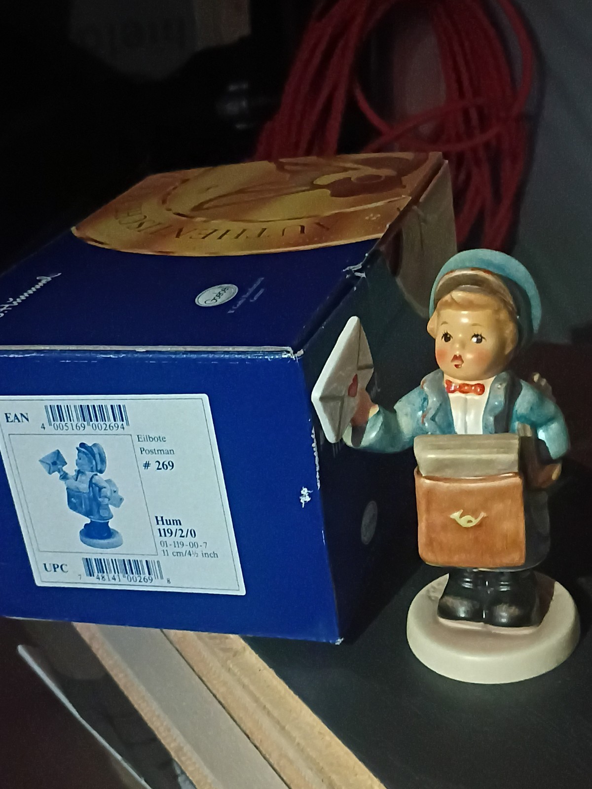 Hummel Figurine Postman 119/2/0 In Original Box See Store For Other Hummels. Hummel Figurine Postman 119/2/0 In Original Box See Store For Other Hummels.