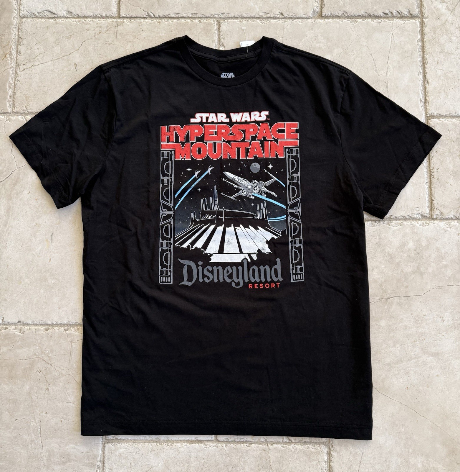 🔥Disney Parks - HYPERSPACE MOUNTAIN - DISNEYLAND - T-Shirt - L💥