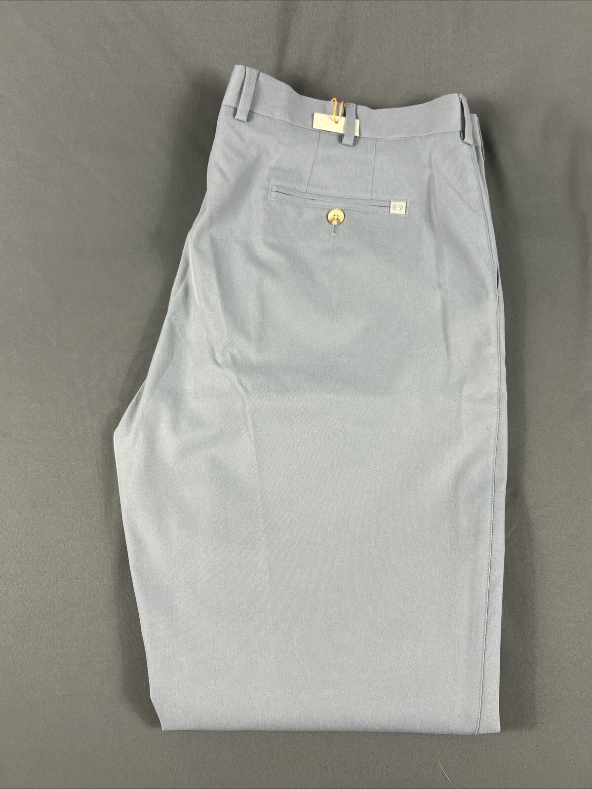 Peter Millar Golf Pants Crown Sport Raleigh Performance 40 x 32 Gray MSRP $160