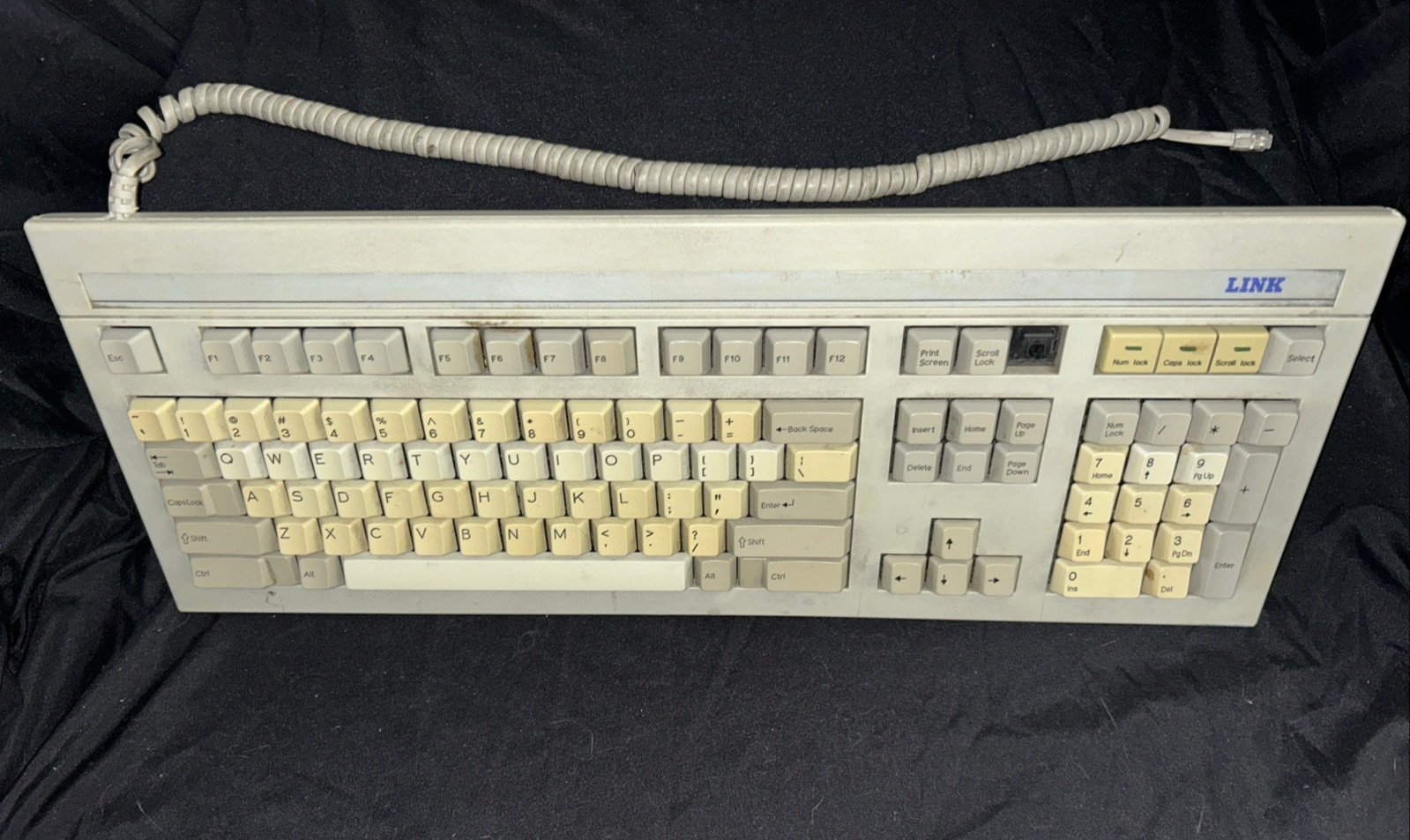 Vintage Link Terminal Mechanical Keyboard Cherry MX Black Switches 840352-30