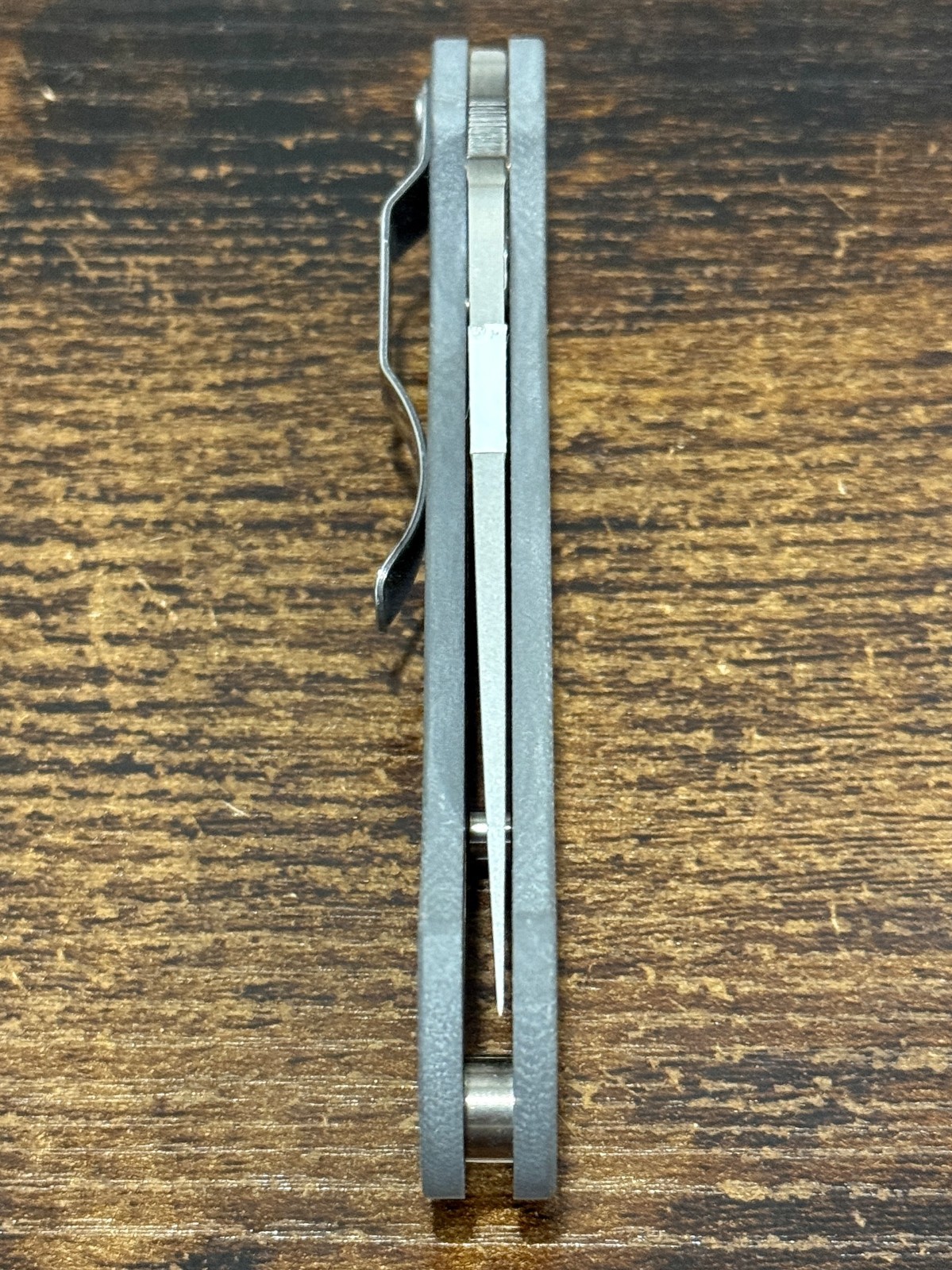 Spyderco Paramilitary 2 PM2 Maxamet C81GPDGY2 FACTORY SECOND *OFF CENTER*