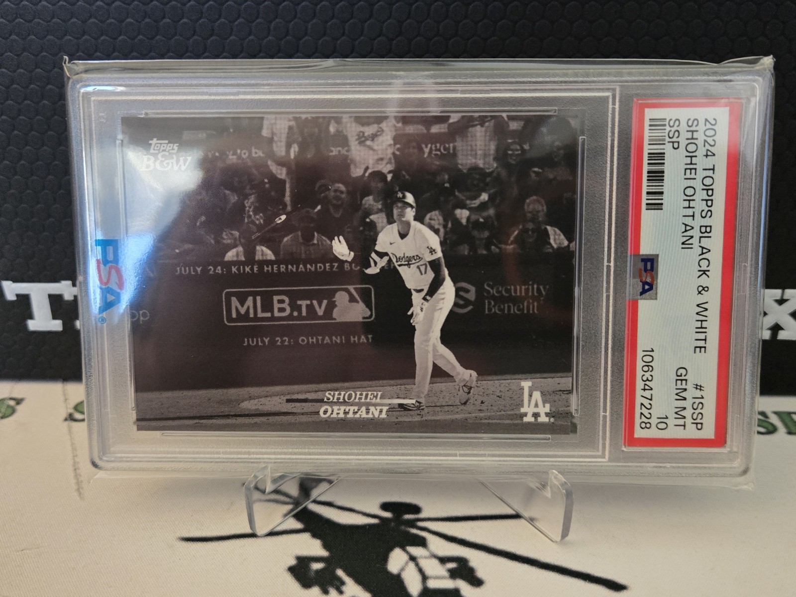 2024 Topps Black & White - Shohei Ohtani #1-SSP Ssp Image Variation