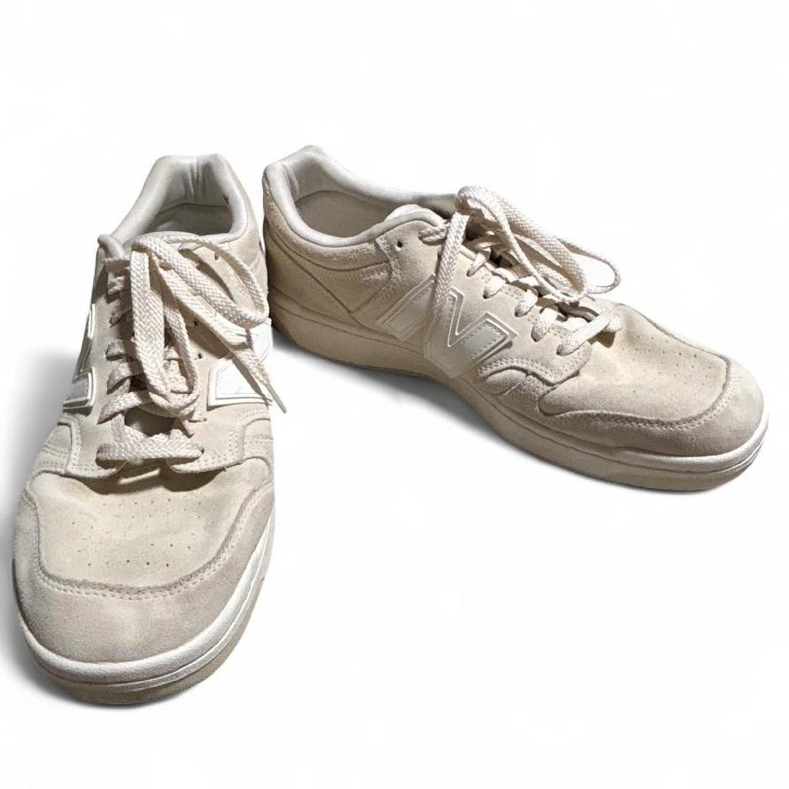 New-balance Men\'s White and Cream Trainers
