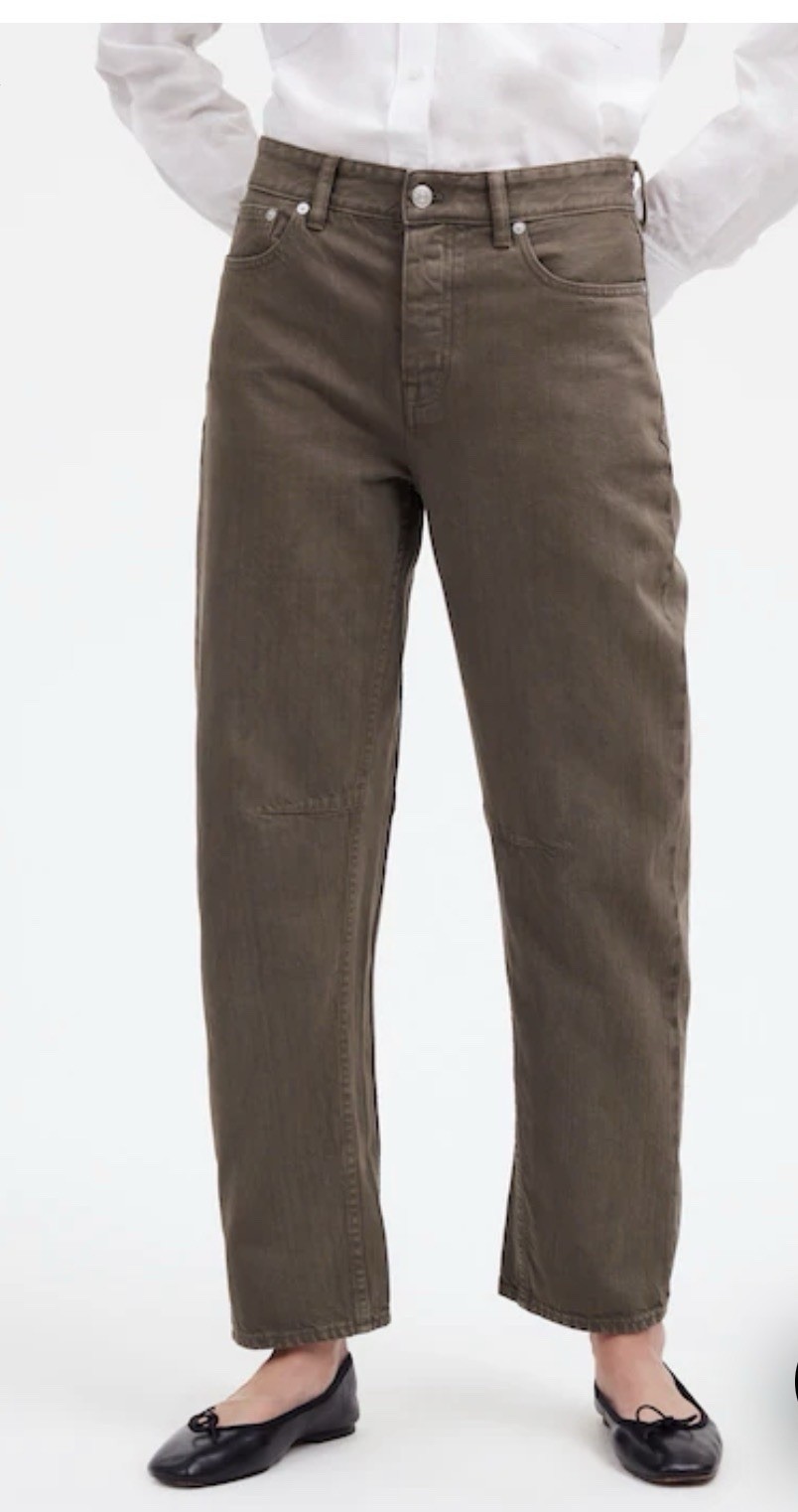 Madewell the Darted Barrel-Leg Jeans Size 26