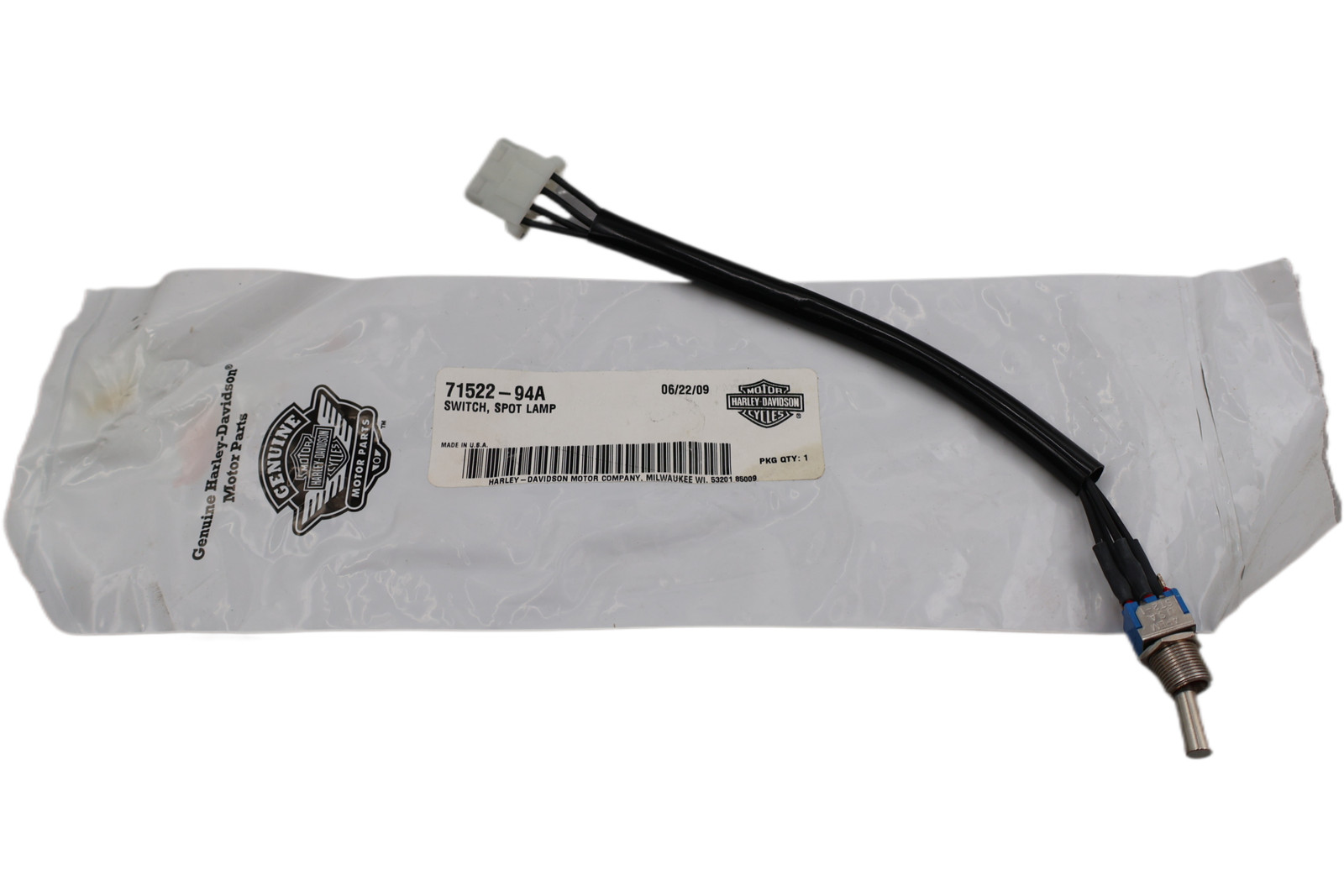 71522-94A NEW OEM 1994-1995 HARLEY-DAVIDSON FLHR ROADKING SPOTLAMP SWITCH