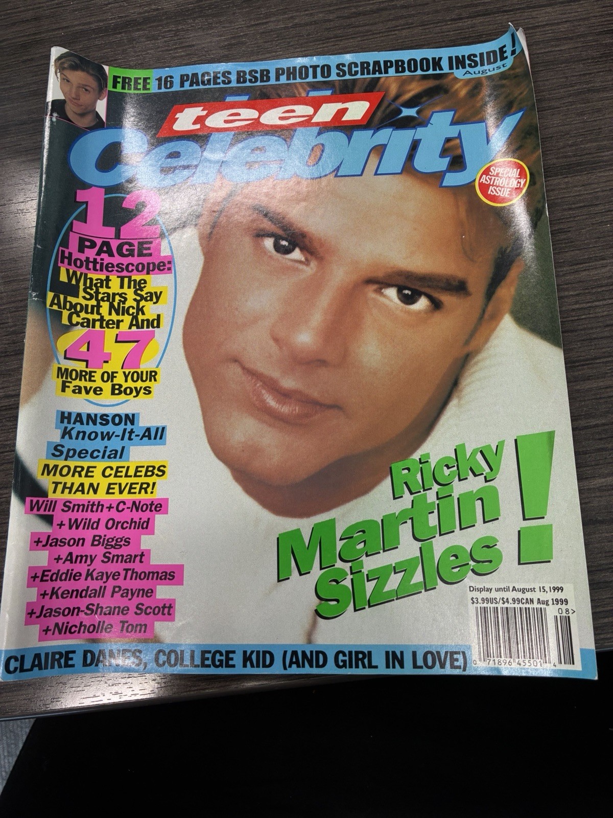 Teen Celebrity Magazine August 1999