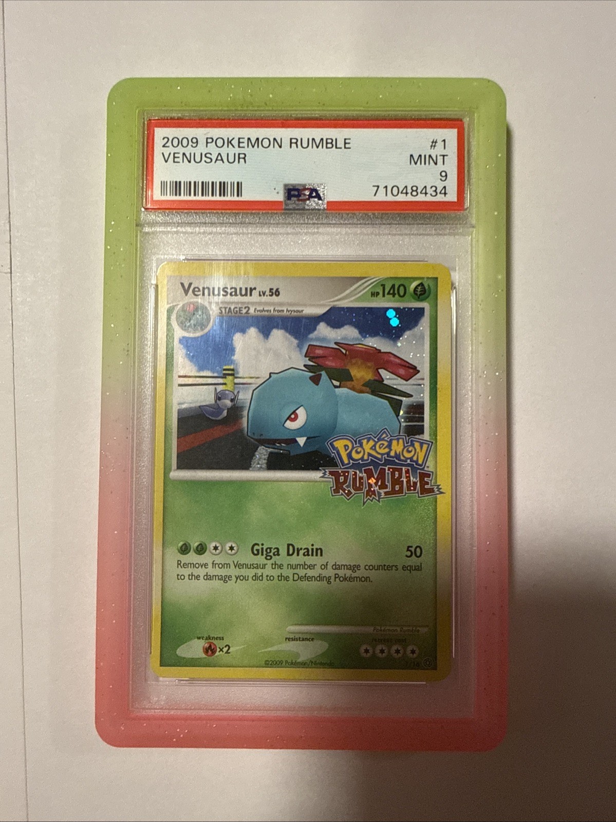 PSA 9 2009 Pokemon Rumble Venusaur Holo #1 Rare Low Pop Read Description PSA 9 2009 Pokemon Rumble Venusaur Holo #1 Rare Low Pop Read Description