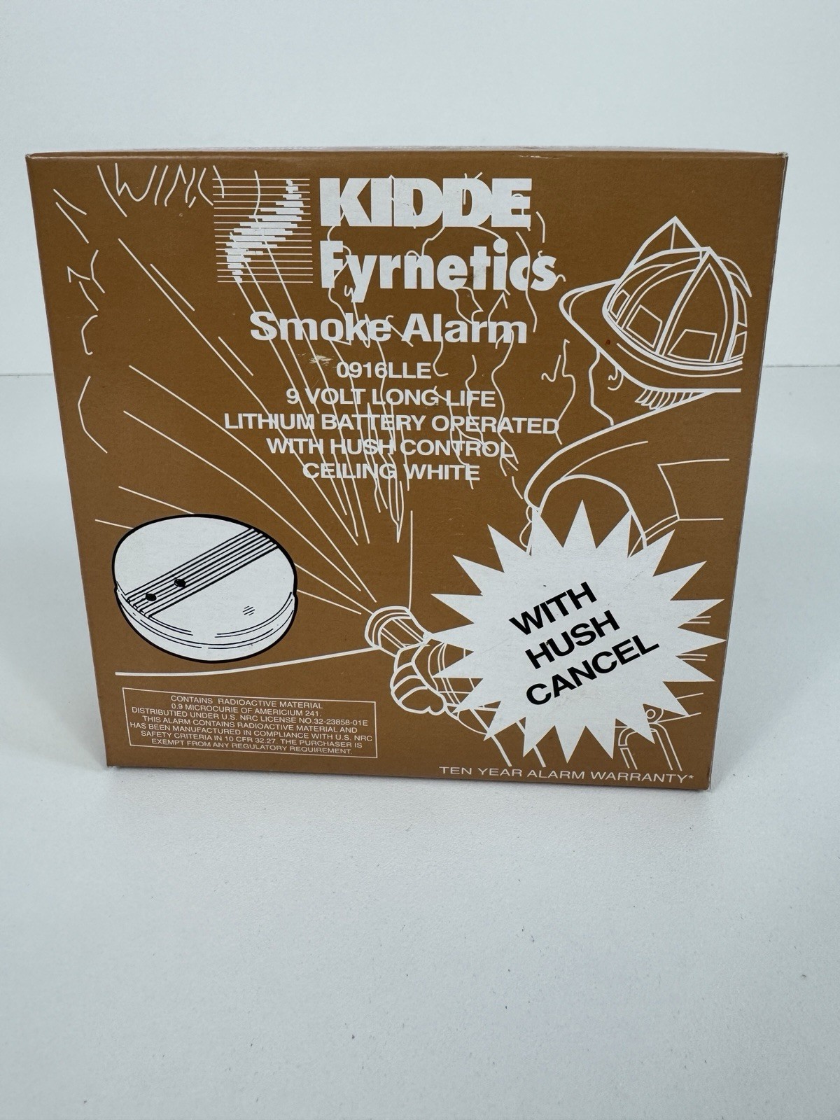 Vintage Kidde Fyrnetics Smoke Alarm #0916LLE New NIB Vintage Kidde Fyrnetics Smoke Alarm #0916LLE New NIB