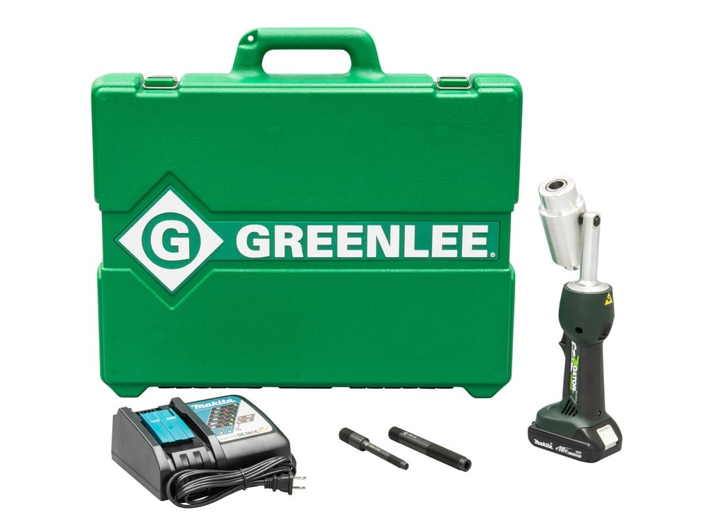 Greenlee LS50L11A - 7 Ton Battery Powered Hydraulic Knockout Driver with Draw