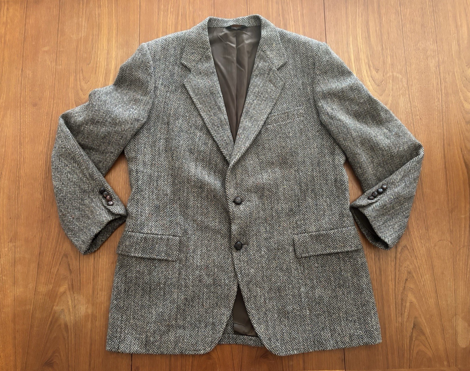 Vintage 90’s Men’s Kuppenheimer Harris Tweed Blazer Size Large Scottish Wool USA