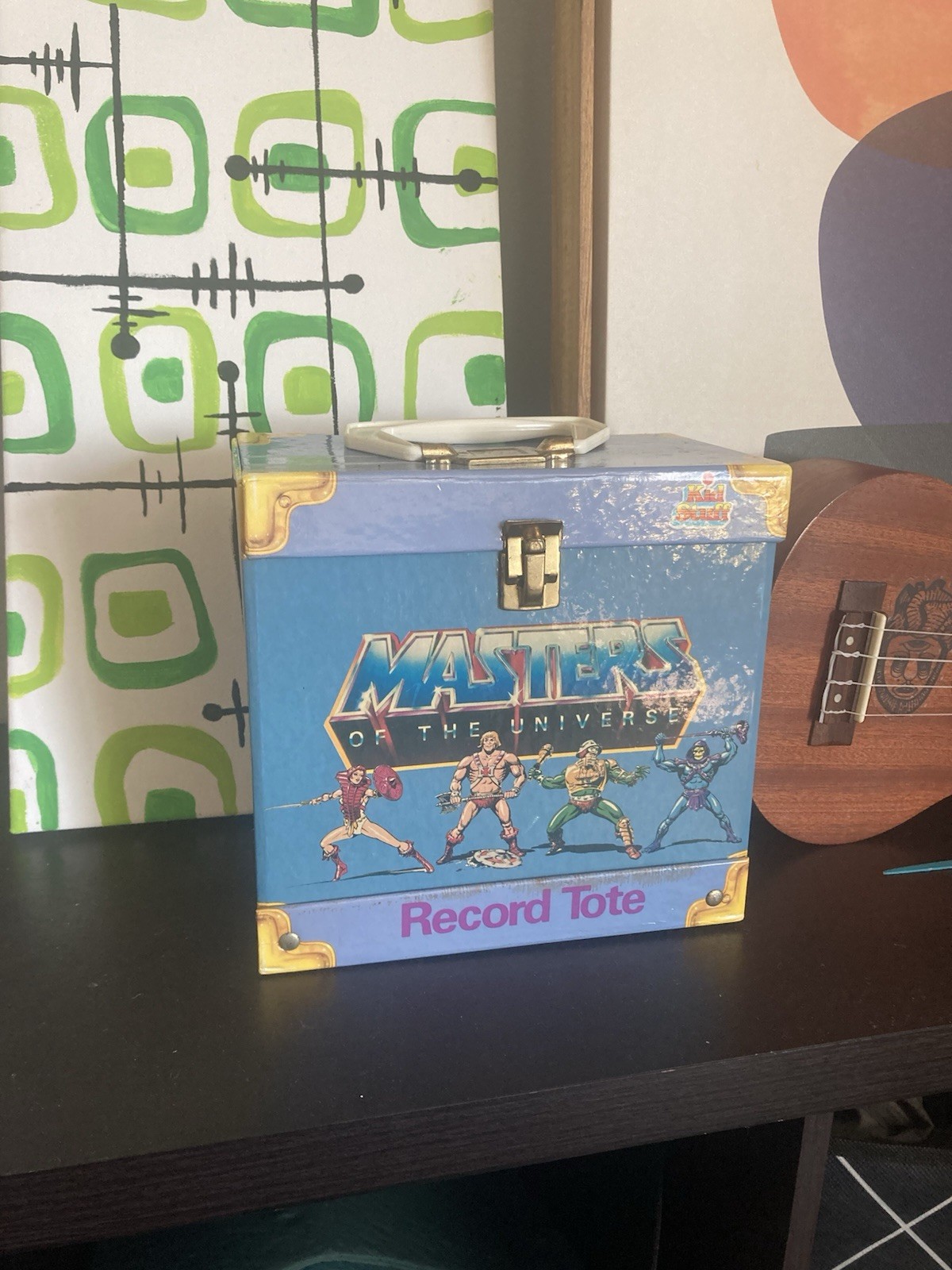 1984 Vintage He Man Record Tote Masters of the Universe 45 Case HTF MOTU Box Vtg 1984 Vintage He Man Record Tote Masters of the Universe 45 Case HTF MOTU Box Vtg