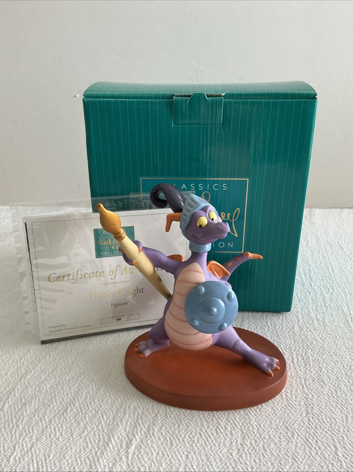 WDCC Epcot’s Figment “Noble Knight” Signed Numbered Limited Edition WDCC Epcot’s Figment “Noble Knight” Signed Numbered Limited Edition