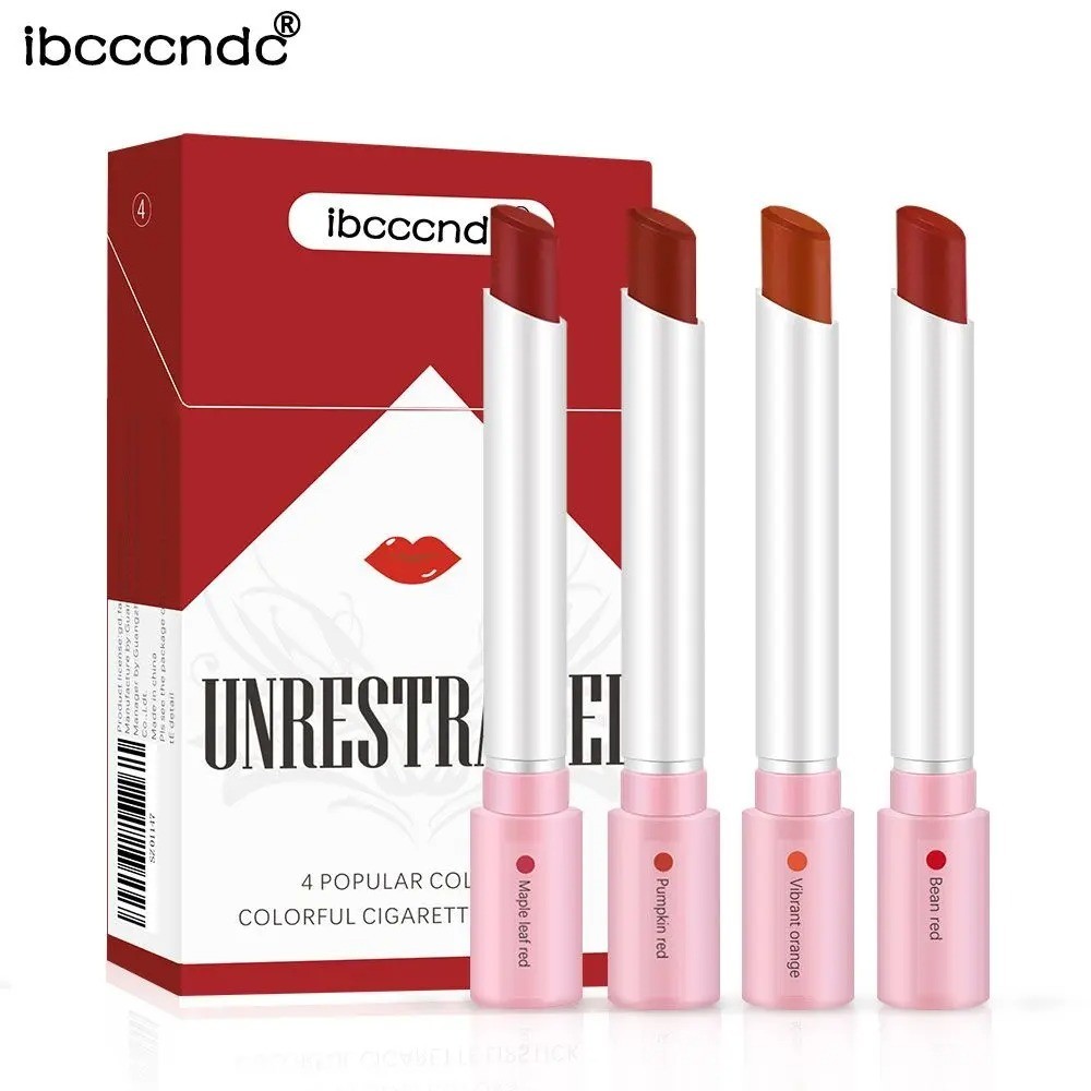 1set 4pcs Waterproof Matte Lipstick Set Long-Lasting Makeup Gift for Women - NEW