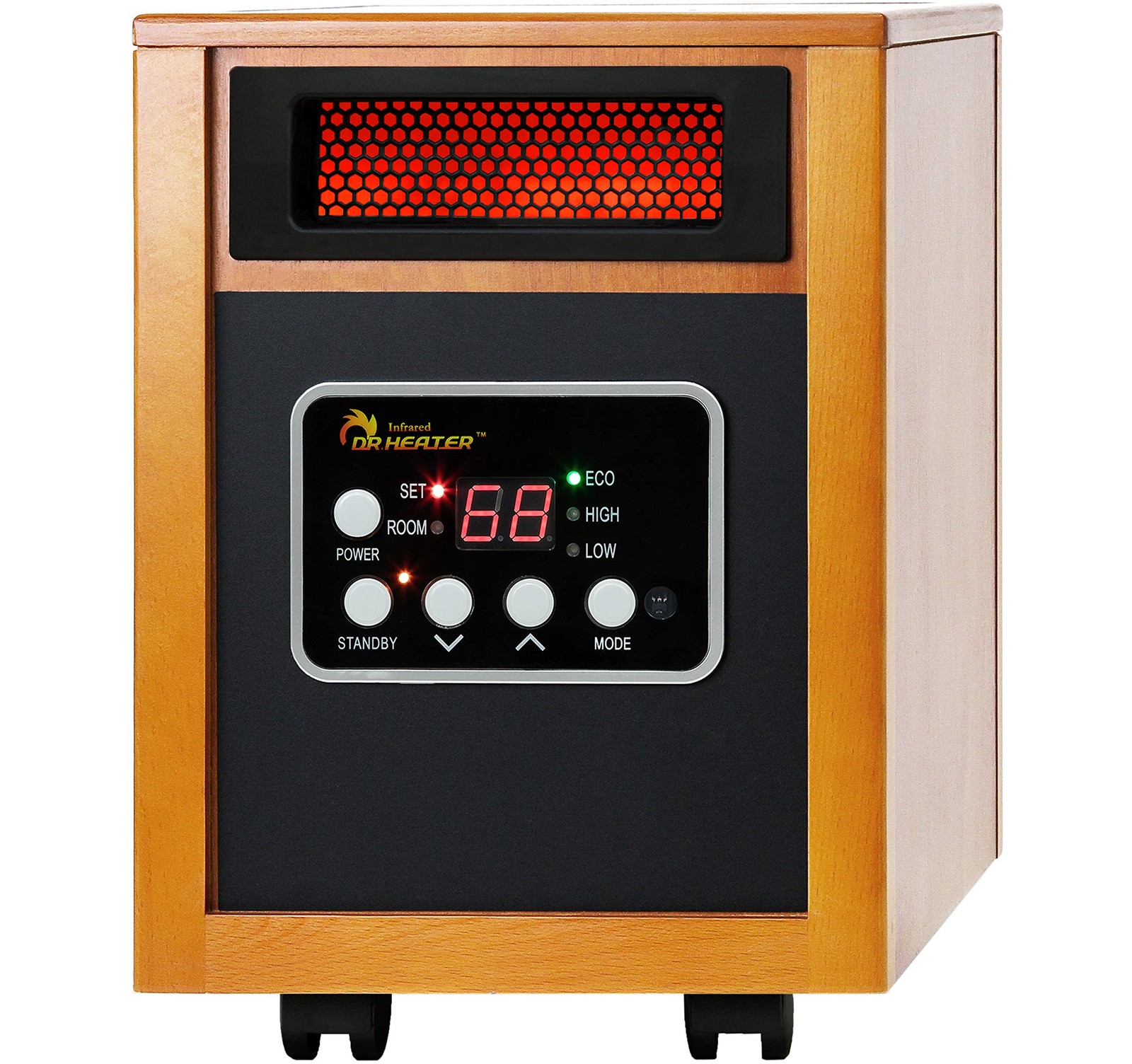 Dr Infrared Heater DR-968 Portable Space Heater, 1500-Watt, Cherry Dr Infrared Heater DR-968 Portable Space Heater, 1500-Watt, Cherry
