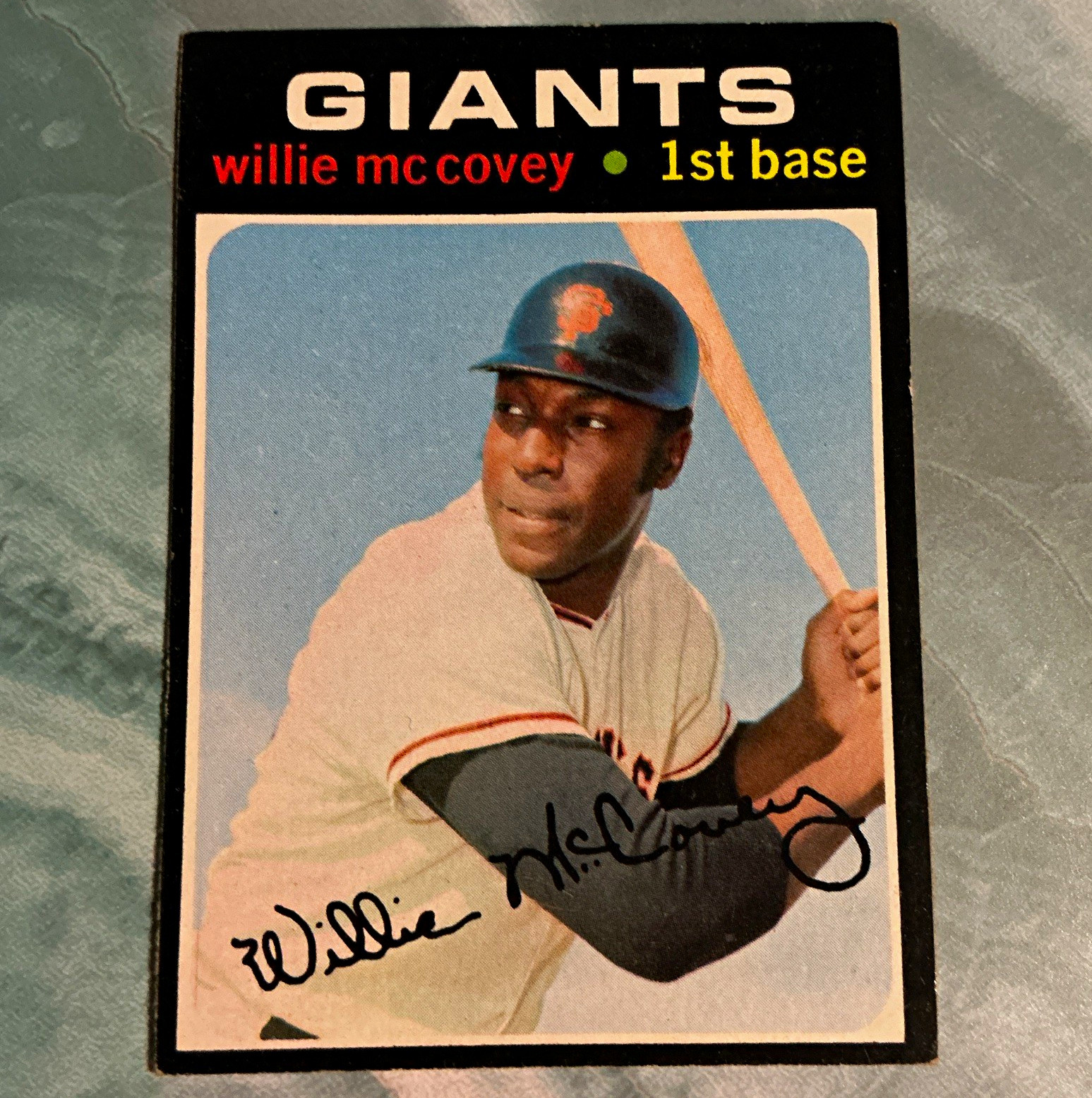 Topps 1971 Topps Willie McCovey #50 San Francisco Giants MLB Baseball Card