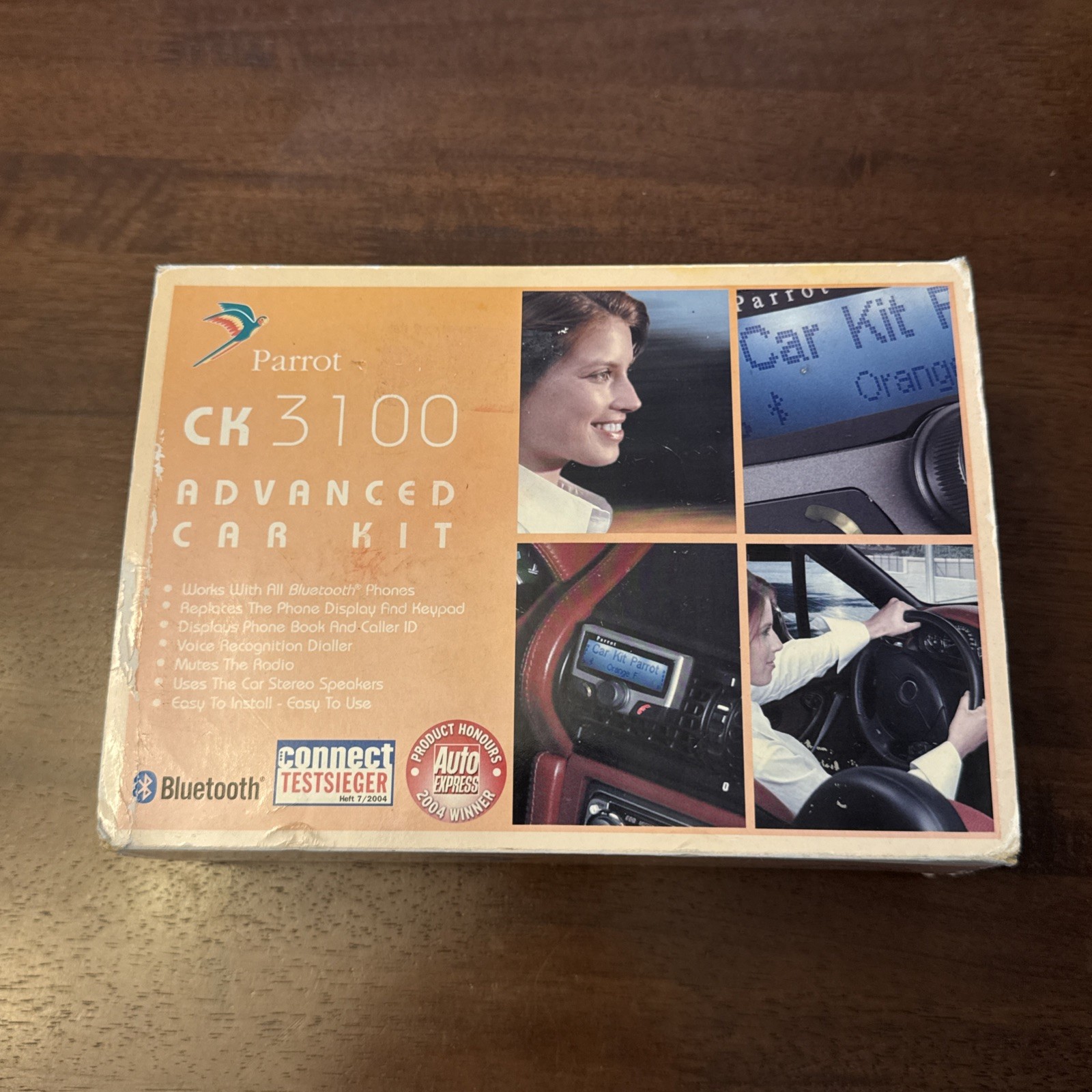 Parrot CK3100 Advanced Bluetooth Handsfree Car Kit Complete Boxed