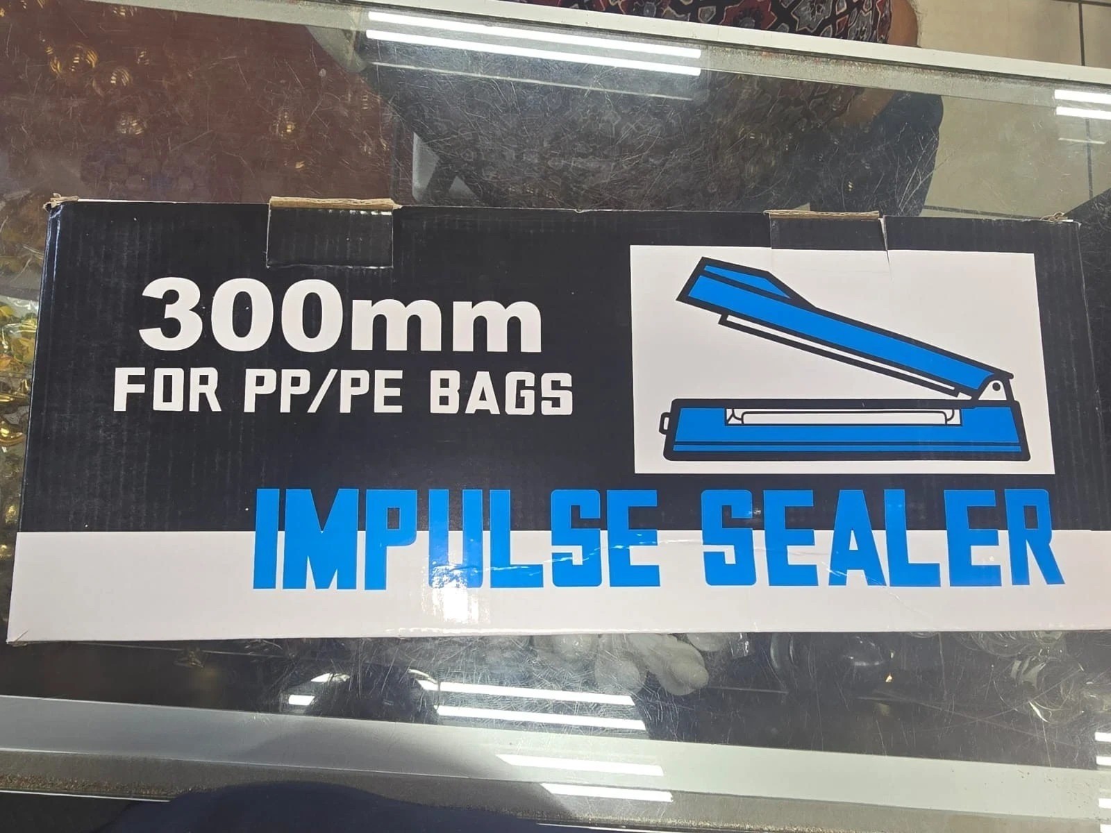 12 Inch Impulse Heat Sealer, Manual Poly Machine for Plastic Bags PE PP Bags