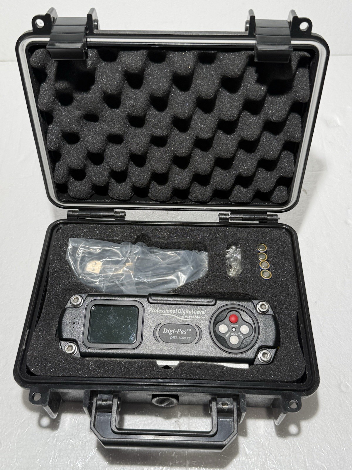 Digi-Pas® DWL3000XY 2-Axis High Precision Digital Machinist Level & Inclinometer