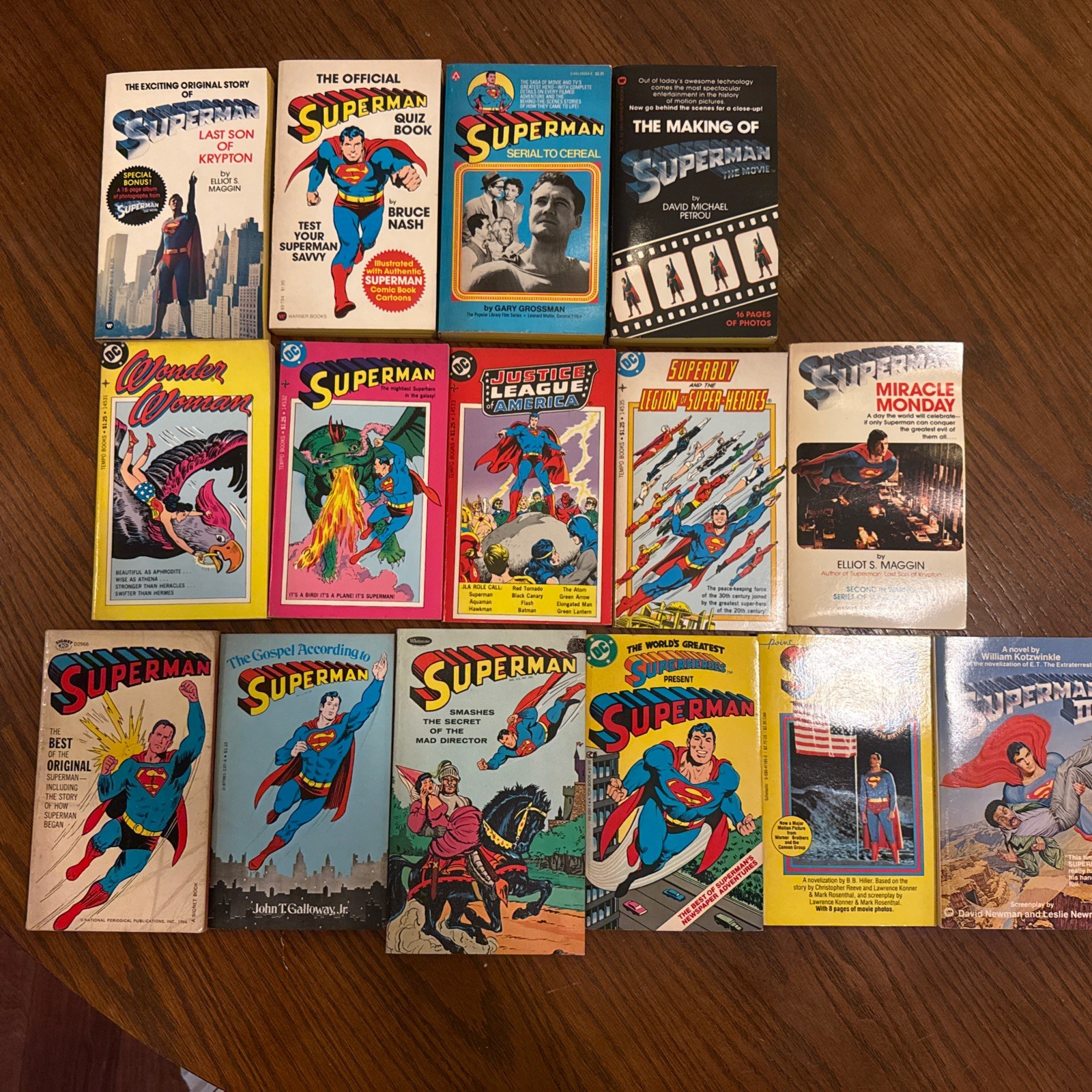 Vintage 1966 Superman Signet Whitman DC PB Book LOT of 15 Items 60’s 70’s Z27 Vintage 1966 Superman Signet Whitman DC PB Book LOT of 15 Items 60’s 70’s Z27