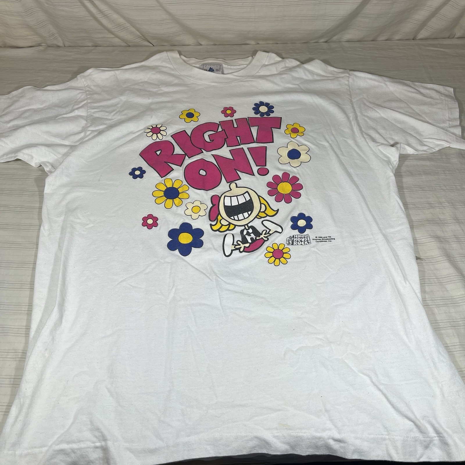 RARE VTG 1995 School House Rock Shirt Size L/XL \