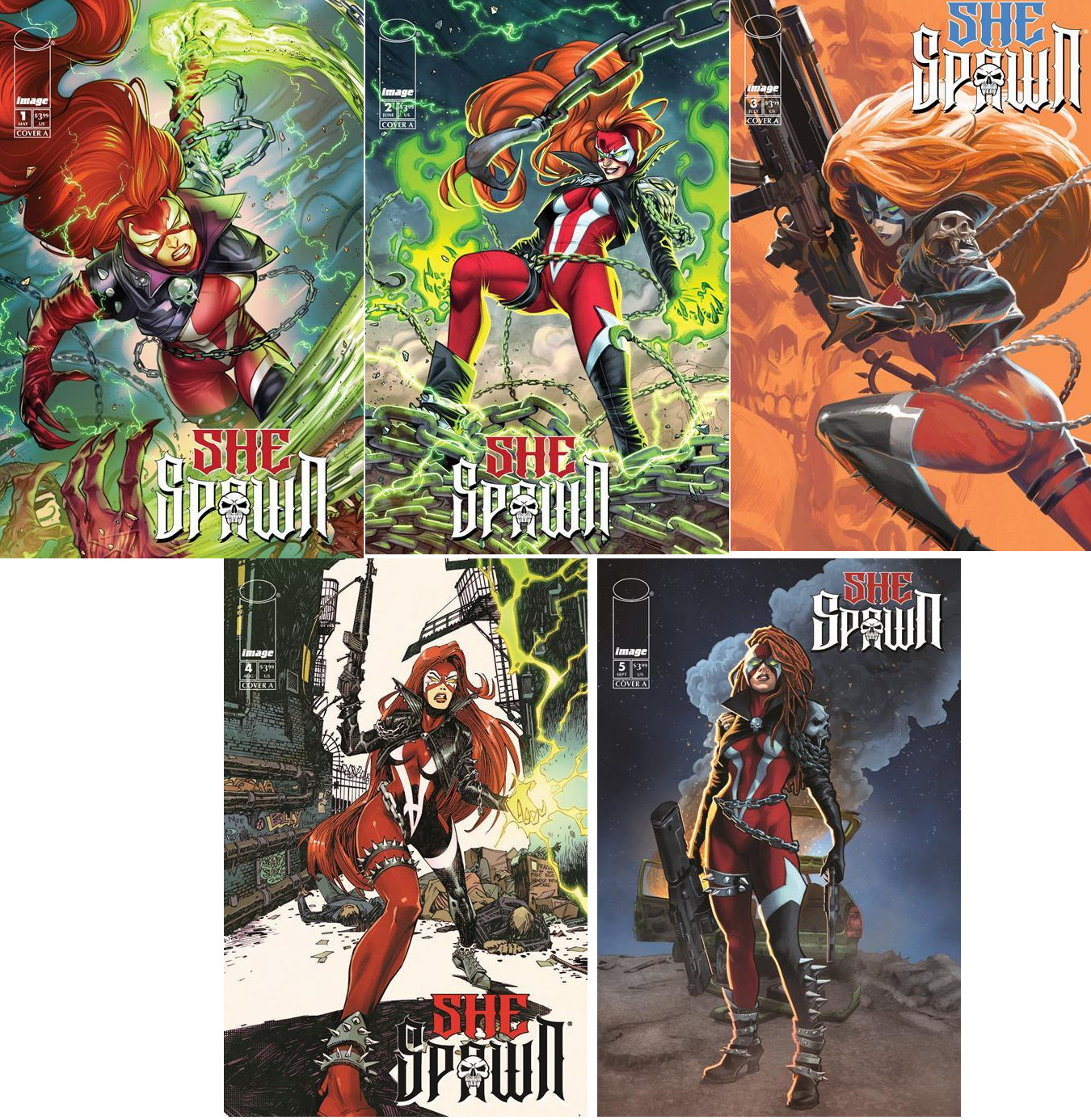 (2026) SHE SPAWN #1-5 COMPLETE SET 1 2 3 4 5  9/2/26