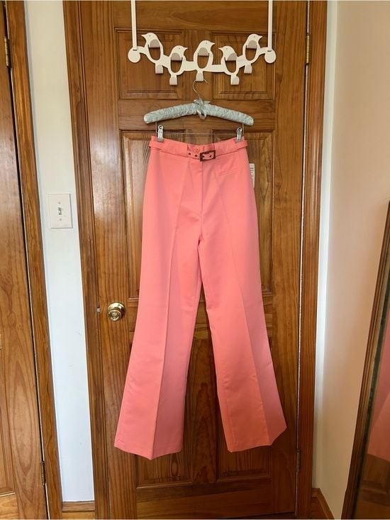 Vintage 1970s High-Rise Wide-Leg Pants