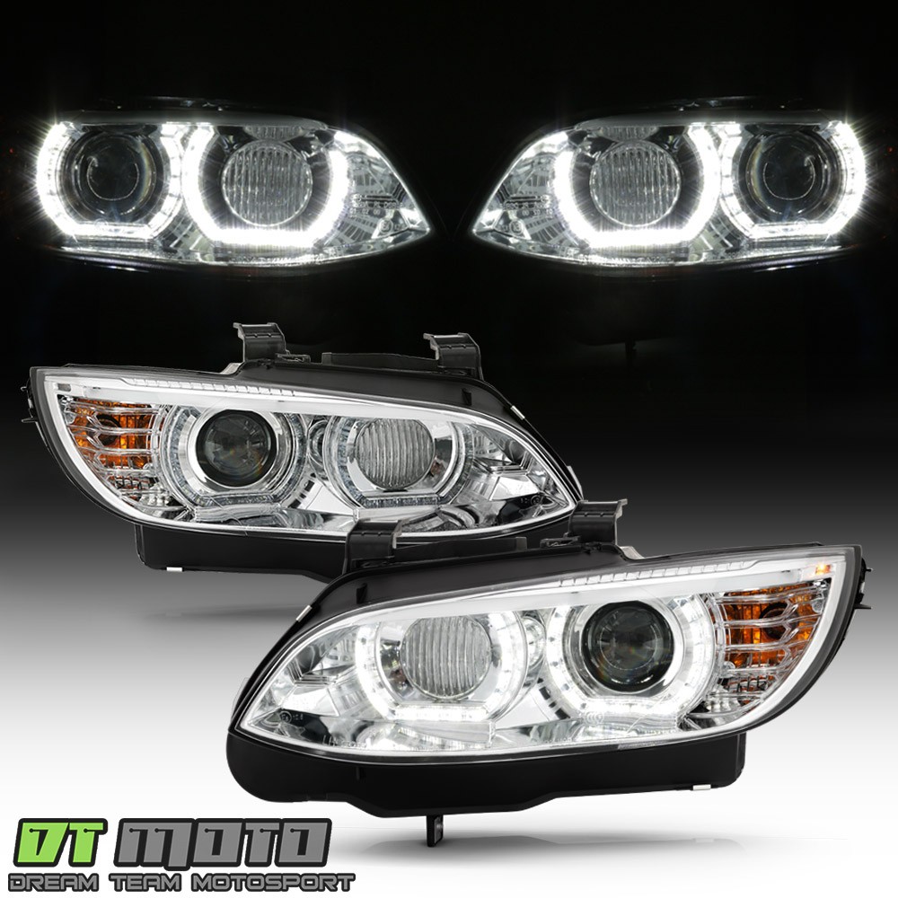 2007-2010 BMW E92 E93 328i Coupe HID w/AFS LED 3D Halo DRL Headlights Headlamps 2007-2010 BMW E92 E93 328i Coupe HID w/AFS LED 3D Halo DRL Headlights Headlamps