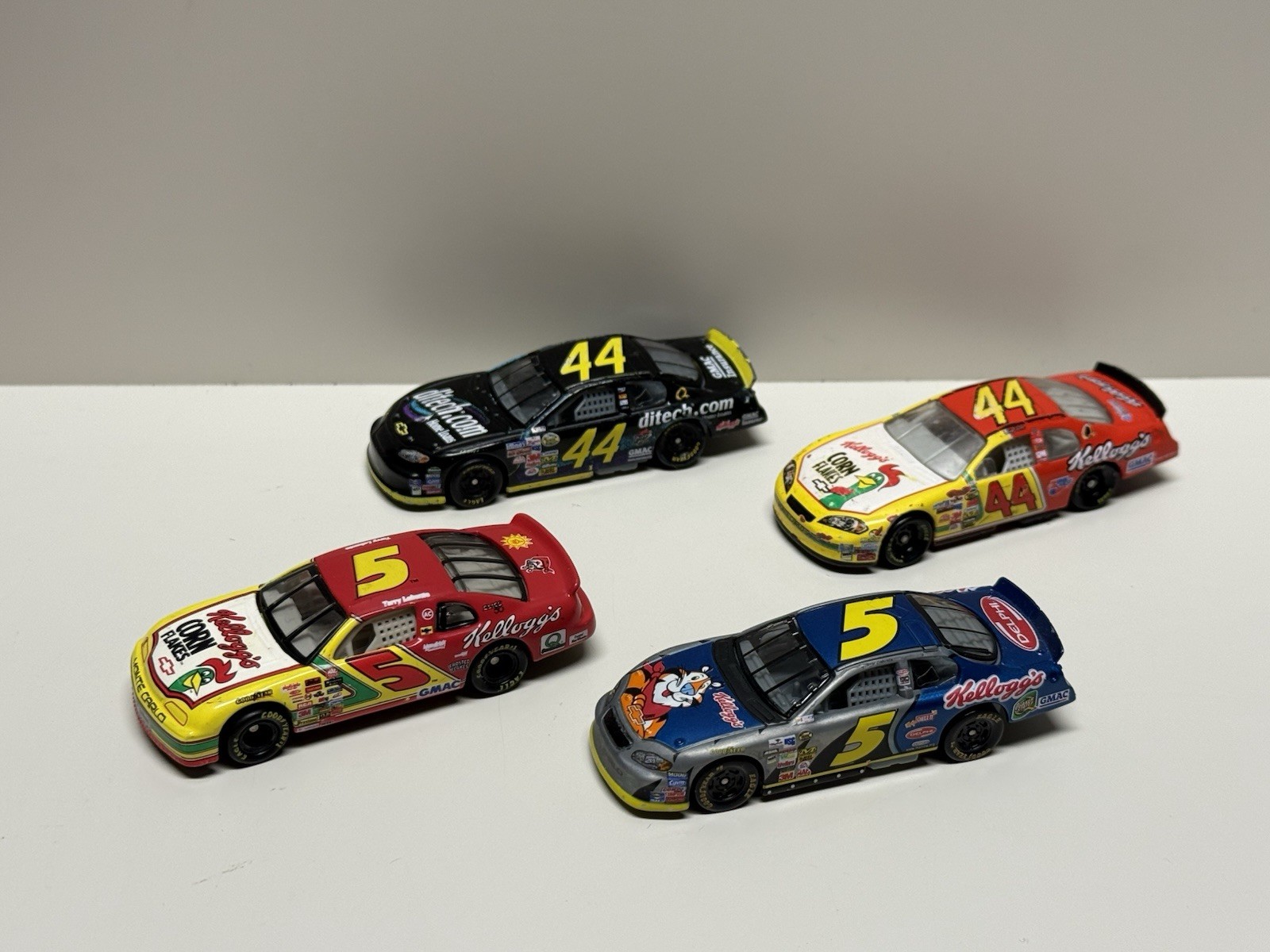 Lot Of 4 Terry Labonte Kelloggs/Ditech Nascar 1/64 Diecast Loose Lot Of 4 Terry Labonte Kelloggs/Ditech Nascar 1/64 Diecast Loose