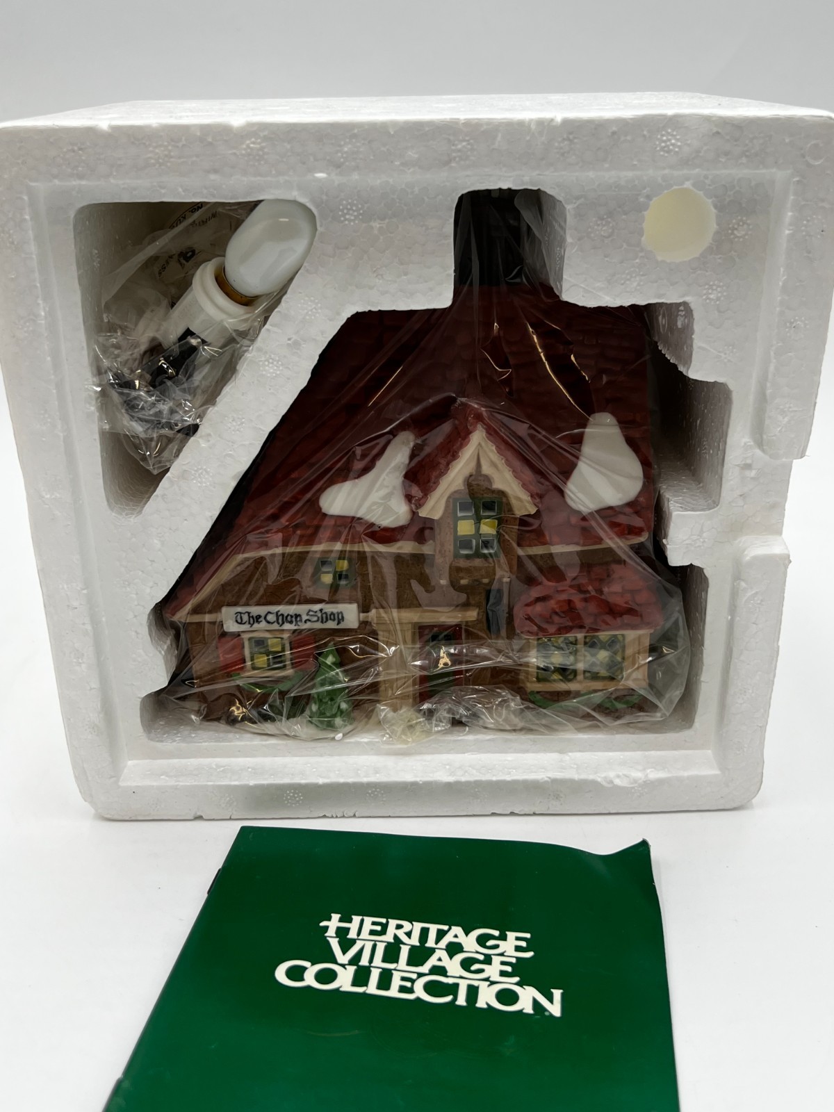 Dept 56 Dickens Village The Chop Shop 58333 Christmas Porcelain Building NEW