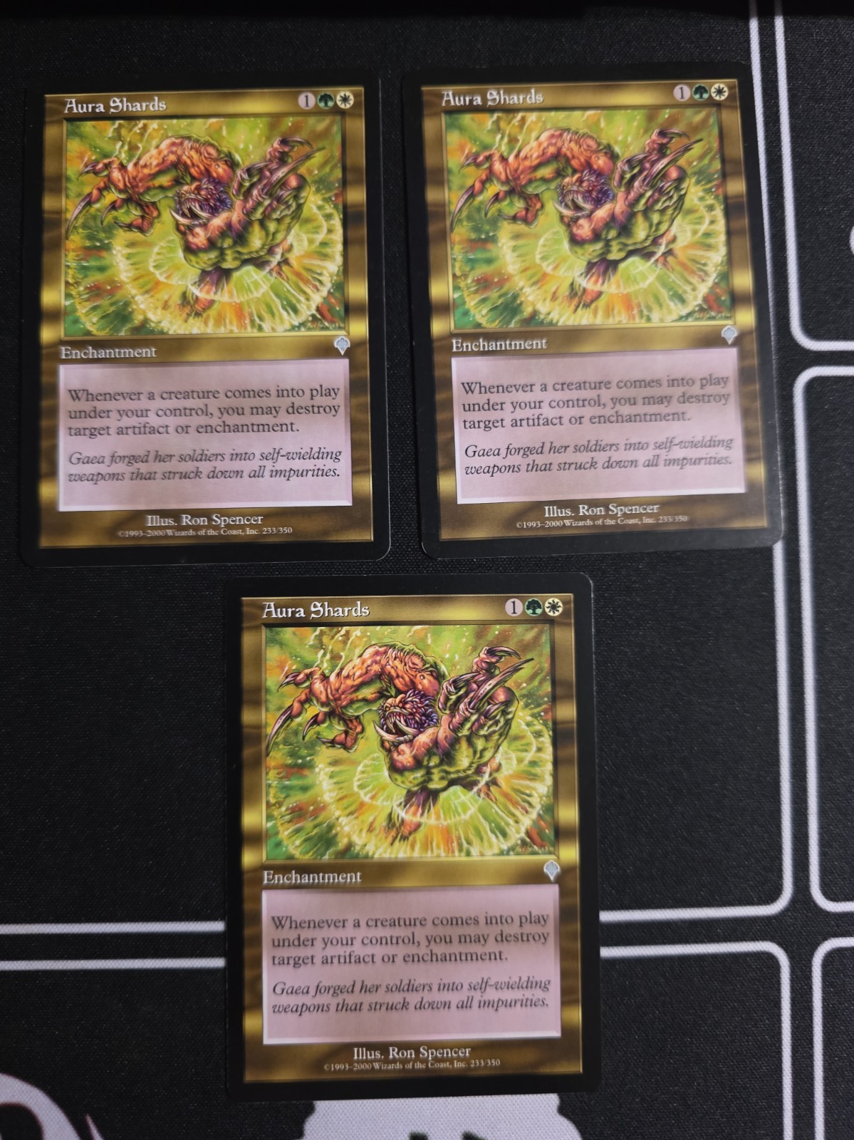 2000 WotC MAGIC the Gathering INVASION AURA SHARDS uncommon 2000 WotC MAGIC the Gathering INVASION AURA SHARDS uncommon