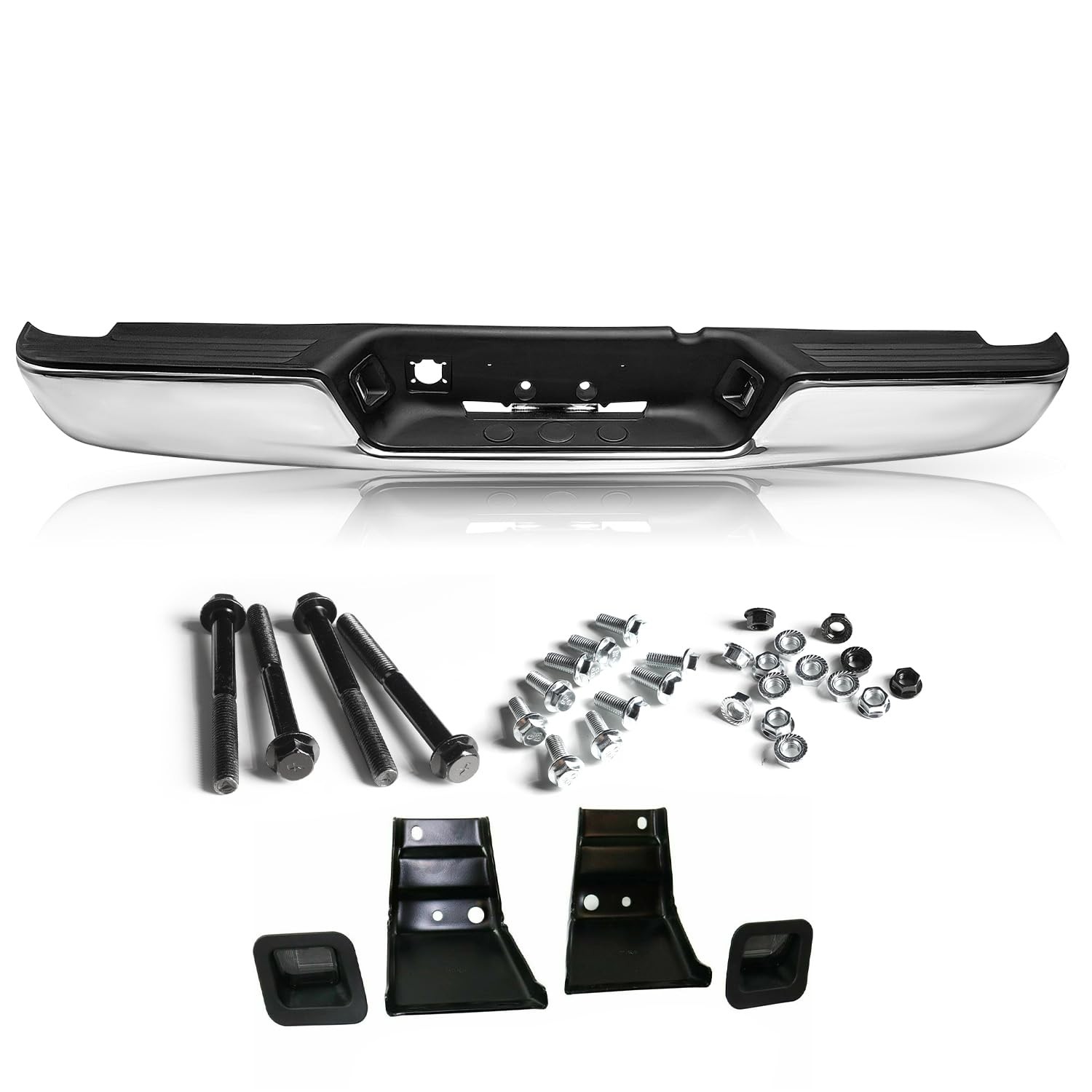 Direct-Fit Rear Bumper for 02-08 Dodge Ram 1500 03-09 Ram 2500 3500