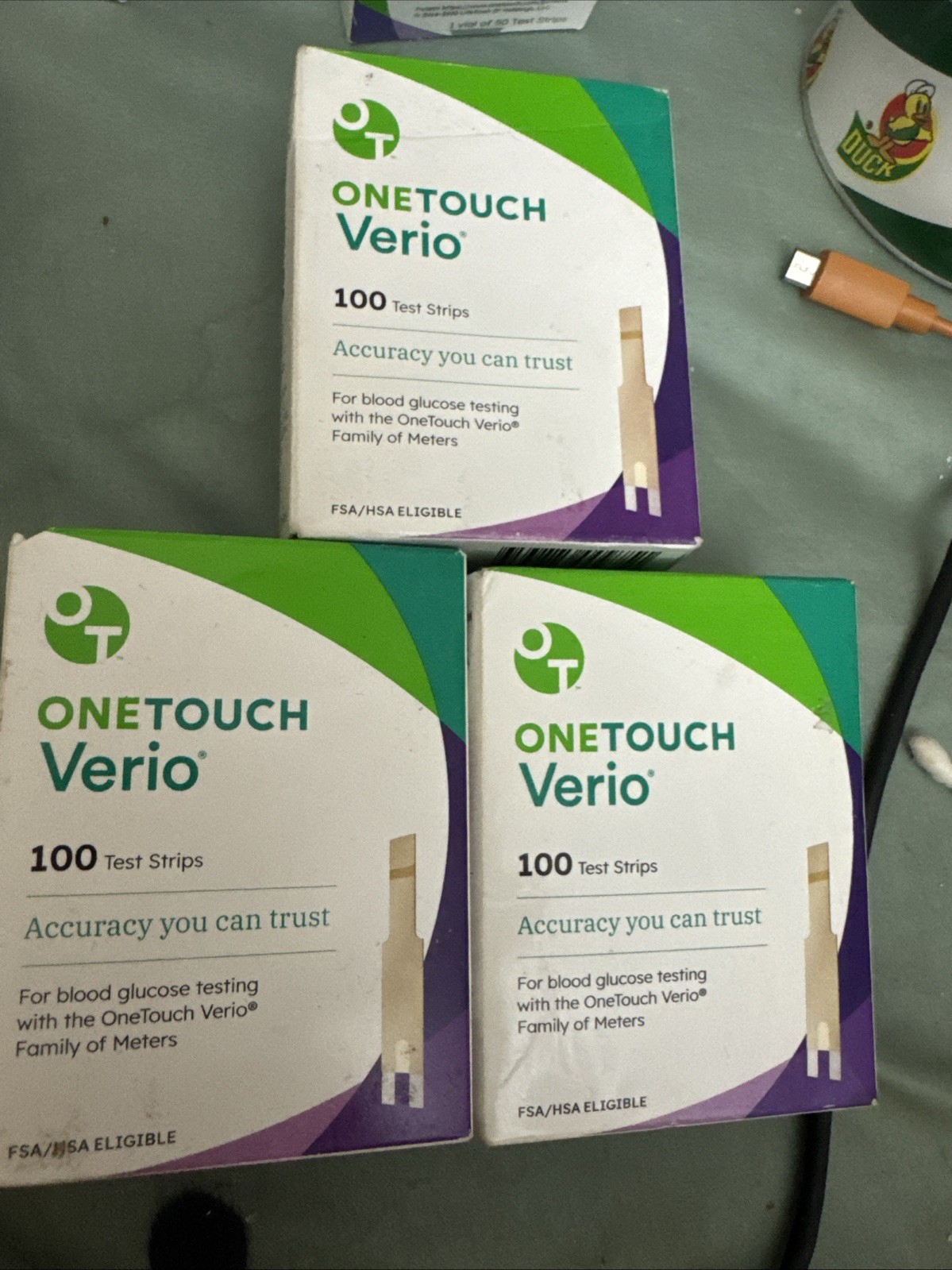 300 OneTouch VERIO TEST STRIPS Exp Date 11.30/2026 Sealed USA white or green box