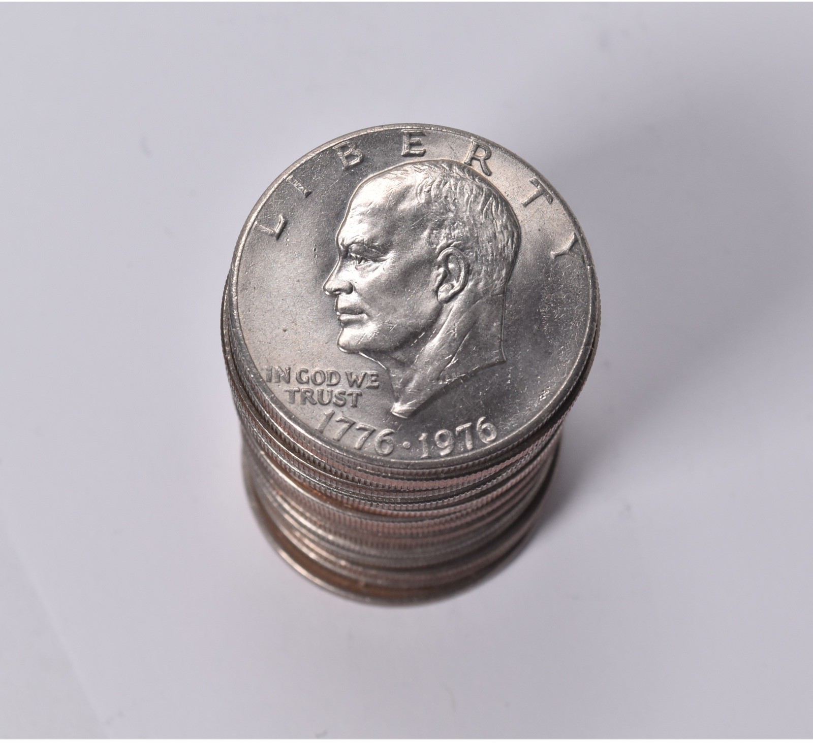 (20) 1776-1976-P AU/BU T2 Bicentennial Eisenhower Ike Dollar Roll Lot