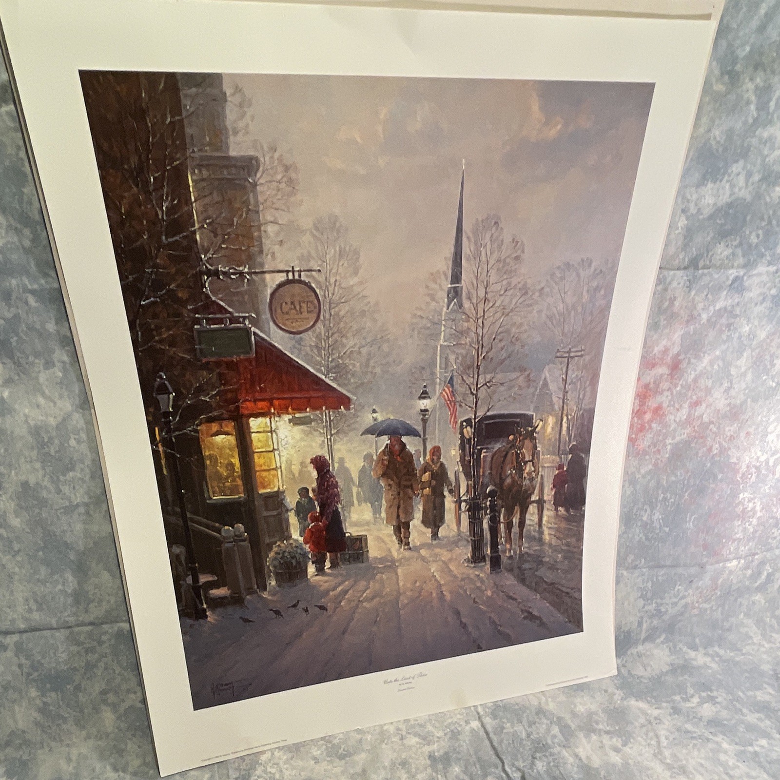 G. Harvey “Unto the Least of These” Signed Numbered Ltd Ed Print, Unframed
