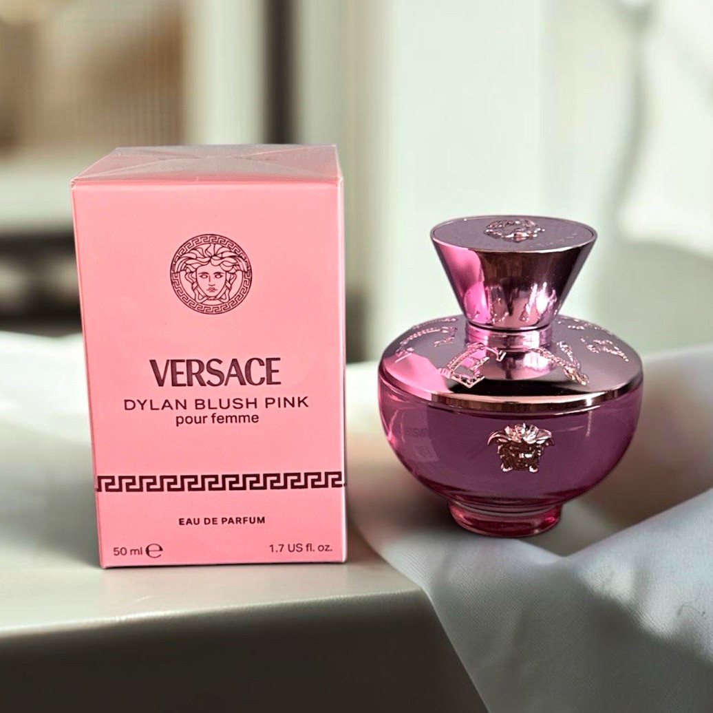 Versace Dylan Blush Pink Pour Femme Eau de Parfum Spray, 1.7 fl oz