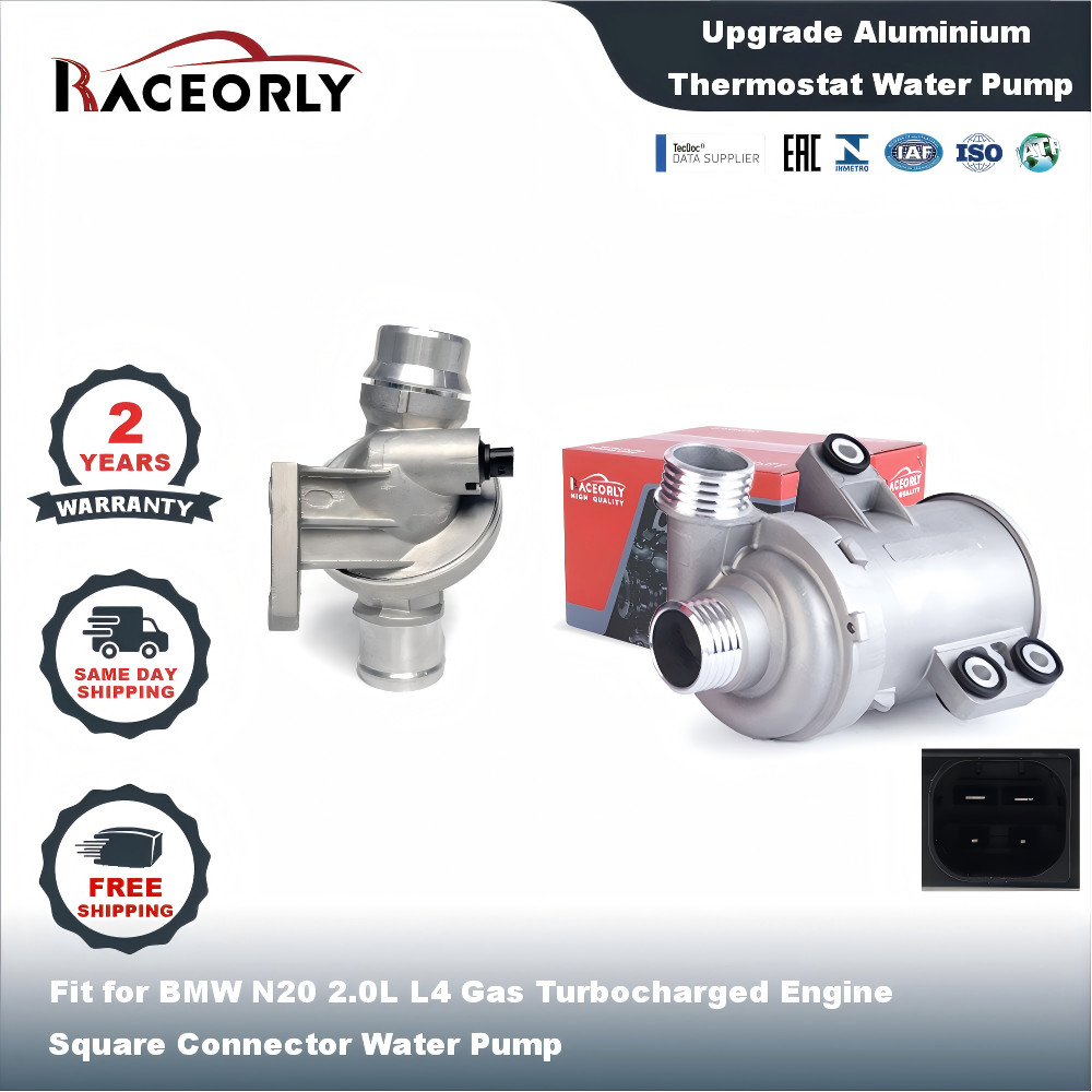Upgrade Aluminium Thermostat Electric Water Pump For BMW 328i 528i 2.0L N20 N26