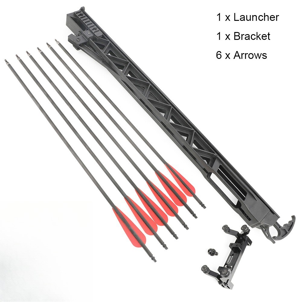 Bow Launcher Archery Rapid Magazine 6 Arrows Orbital Compound RecurveBow Hunting