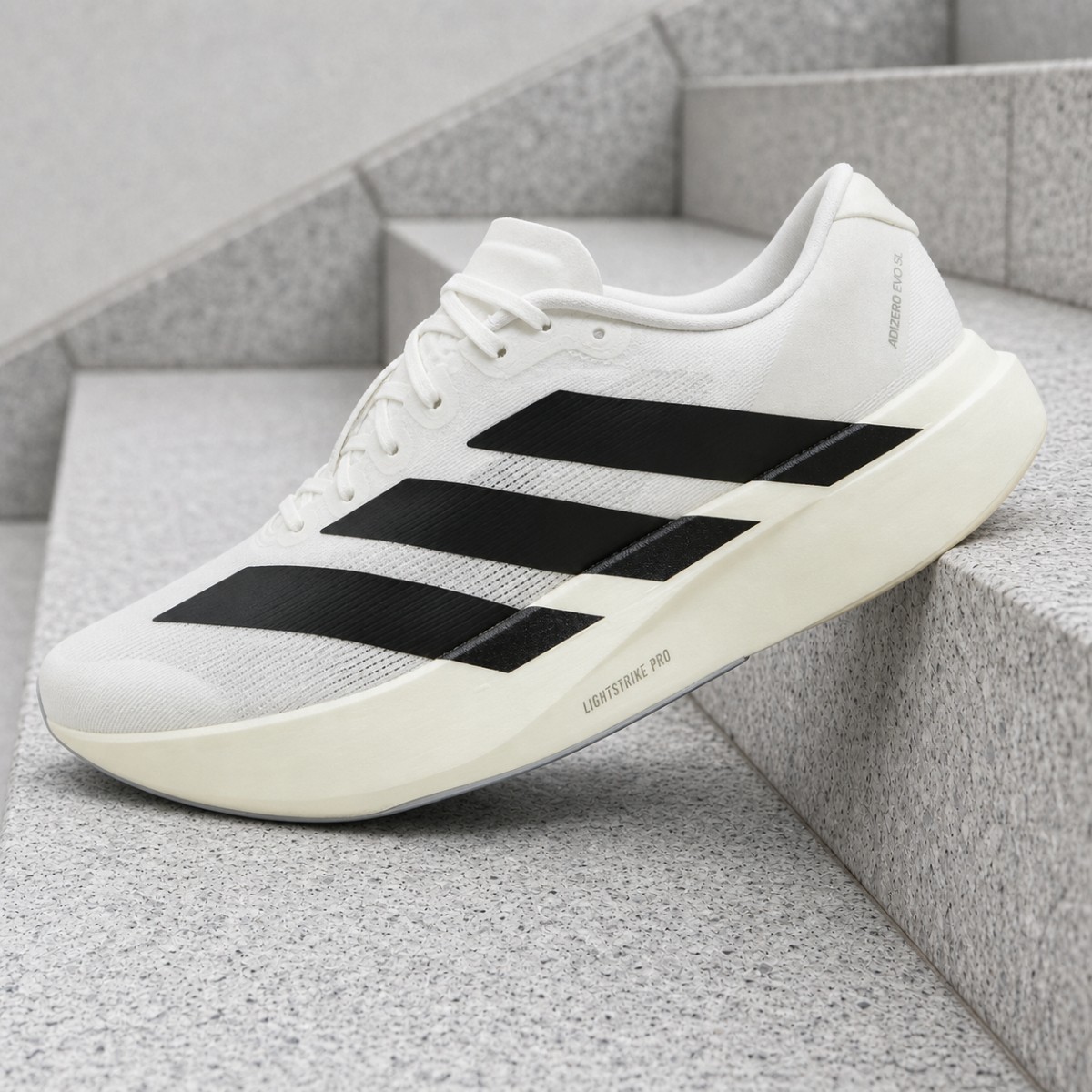 adidas Adizero Evo SL White Black JH6206 Men\'s New