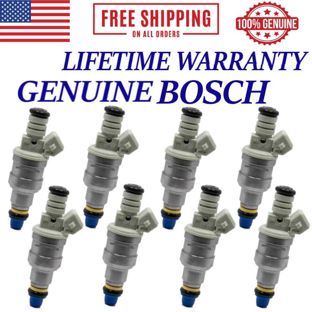8 Pieces OEM BOSCH Fuel Injectors For 1991, 1995 Ford F-150 4.9L V8